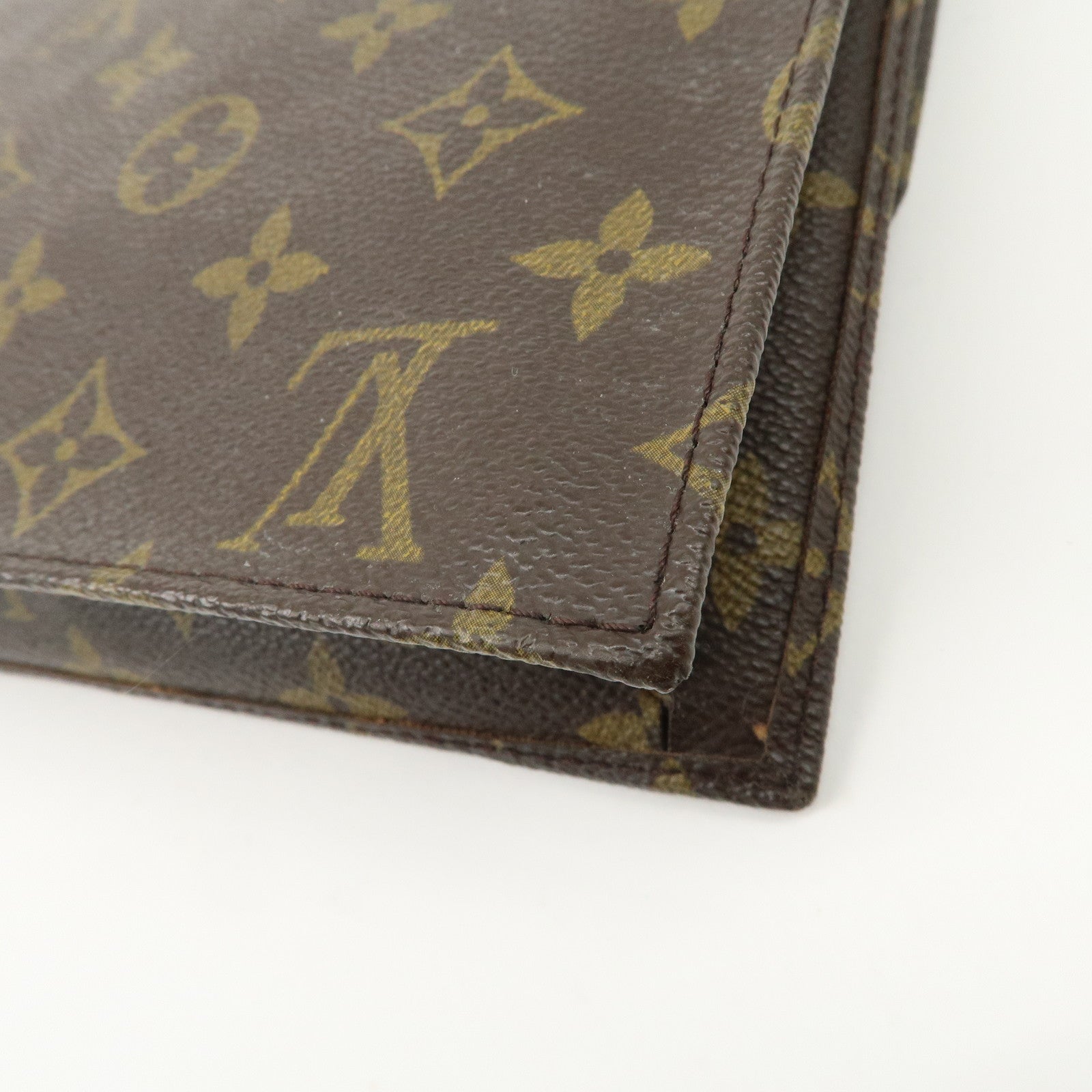 Louis Vuitton Monogram Pochette Lava 23 Clutch Bag M51940 Used