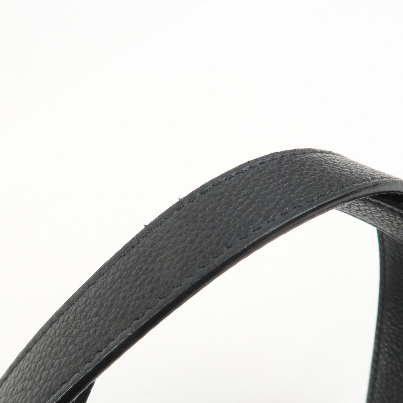 SAINT LAURENT PARIS Leather Tote Bag Hand Bag Black 676657