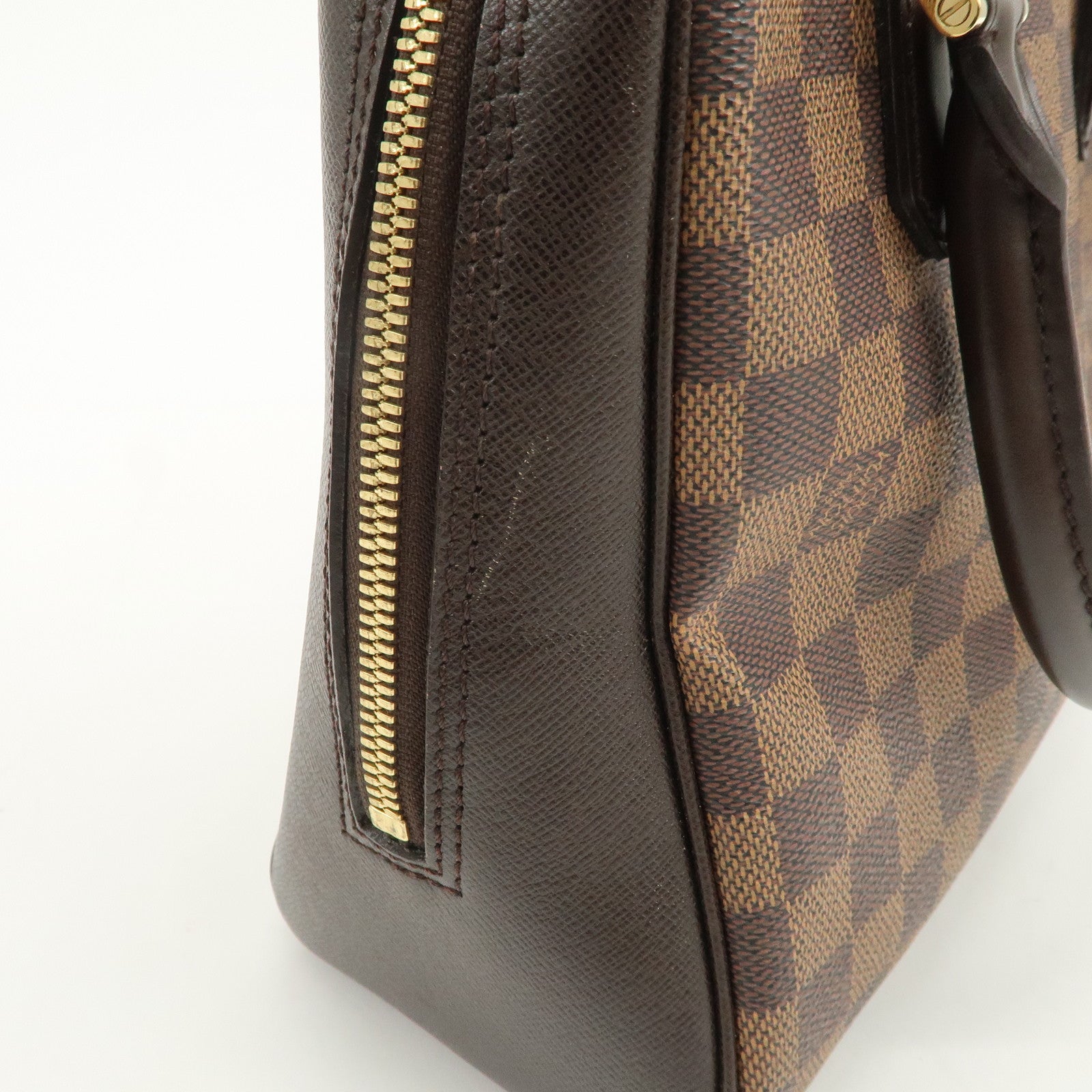 Louis Vuitton Damier Canvas Brera Hand Bag Ebene N51150