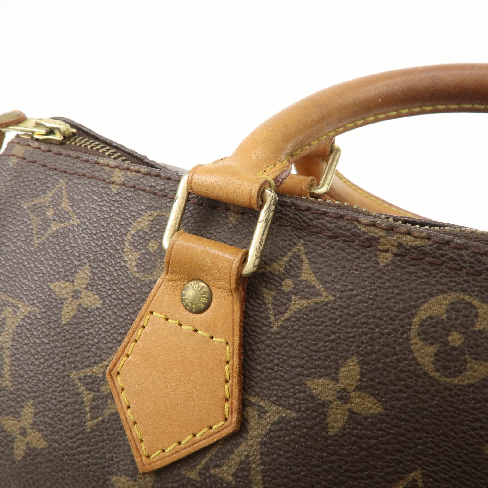 Louis Vuitton Monogram Speedy 30 Hand Bag Boston Bag M41526 Used