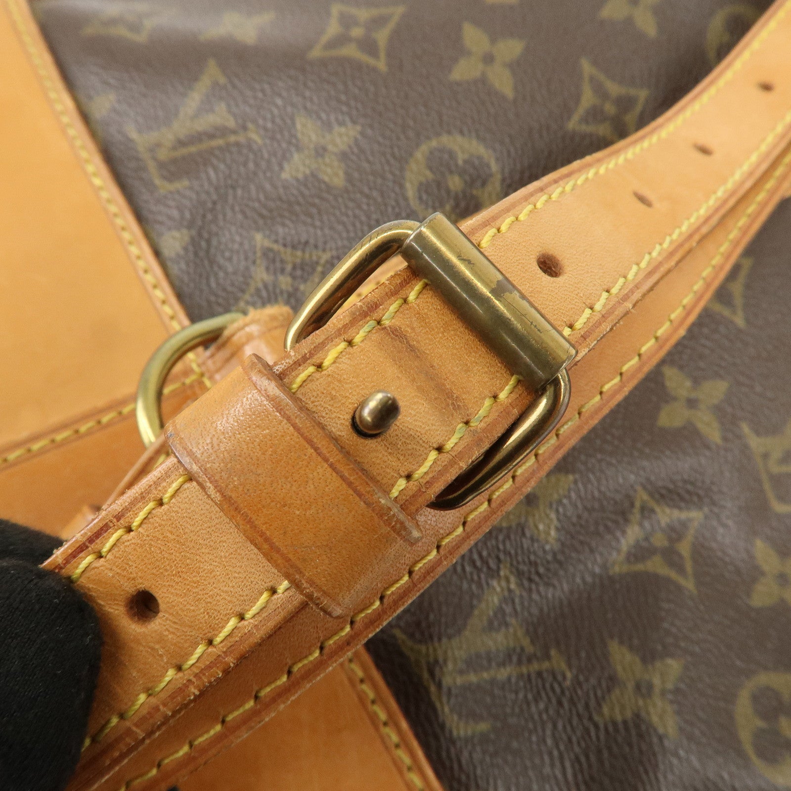 Louis Vuitton Monogram Randonnee GM Shoulder Bag Brown M42244