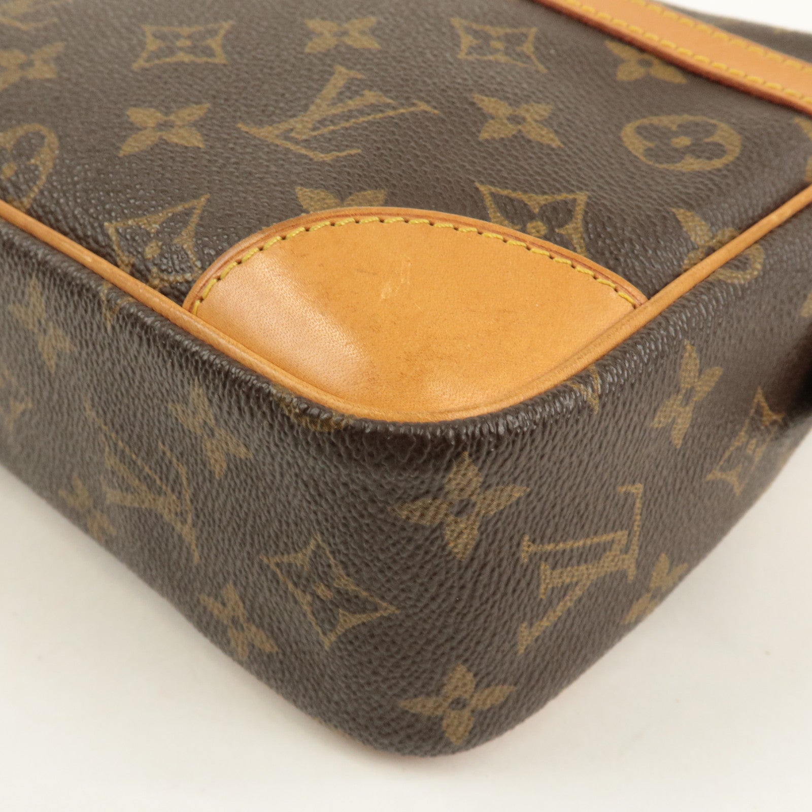 Louis Vuitton Monogram Compiegne 28 Pouch Clutch Bag Brown M51845 Used