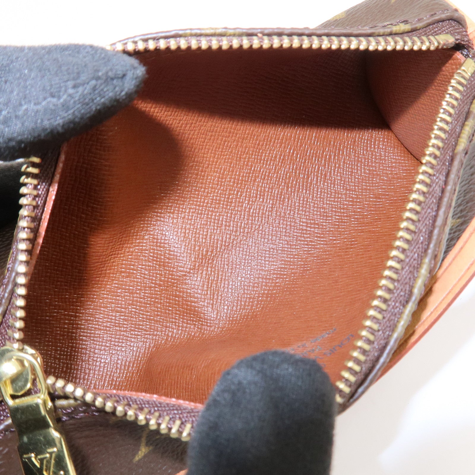 Louis Vuitton Monogram Mini Pouch for Papillon Bag Old Style Brown
