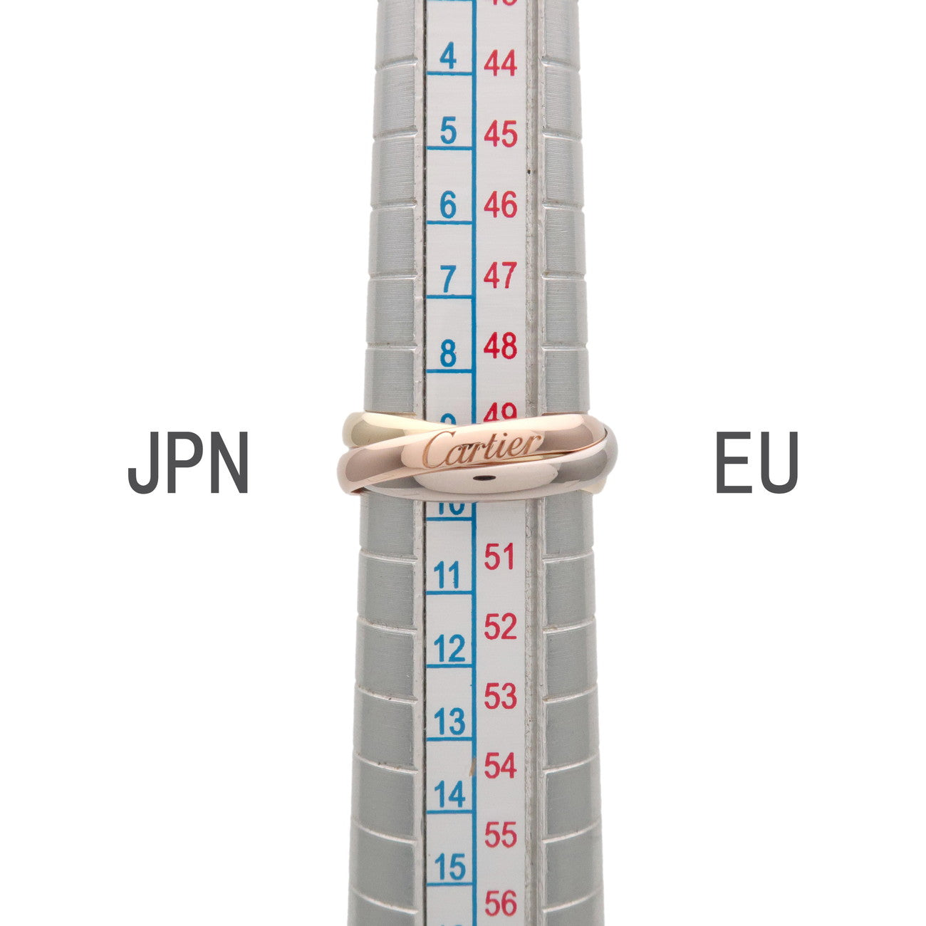 Cartier Trinity Ring SM #49 K18 750YG/PG/WG US5 EU49 HK11