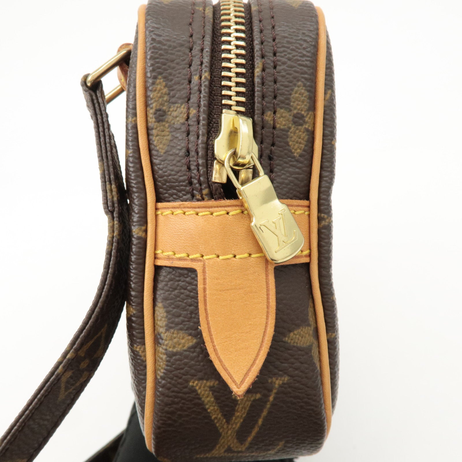 Louis Vuitton Monogram Pochette Marly Bandouliere Bag Brown M51828 Used