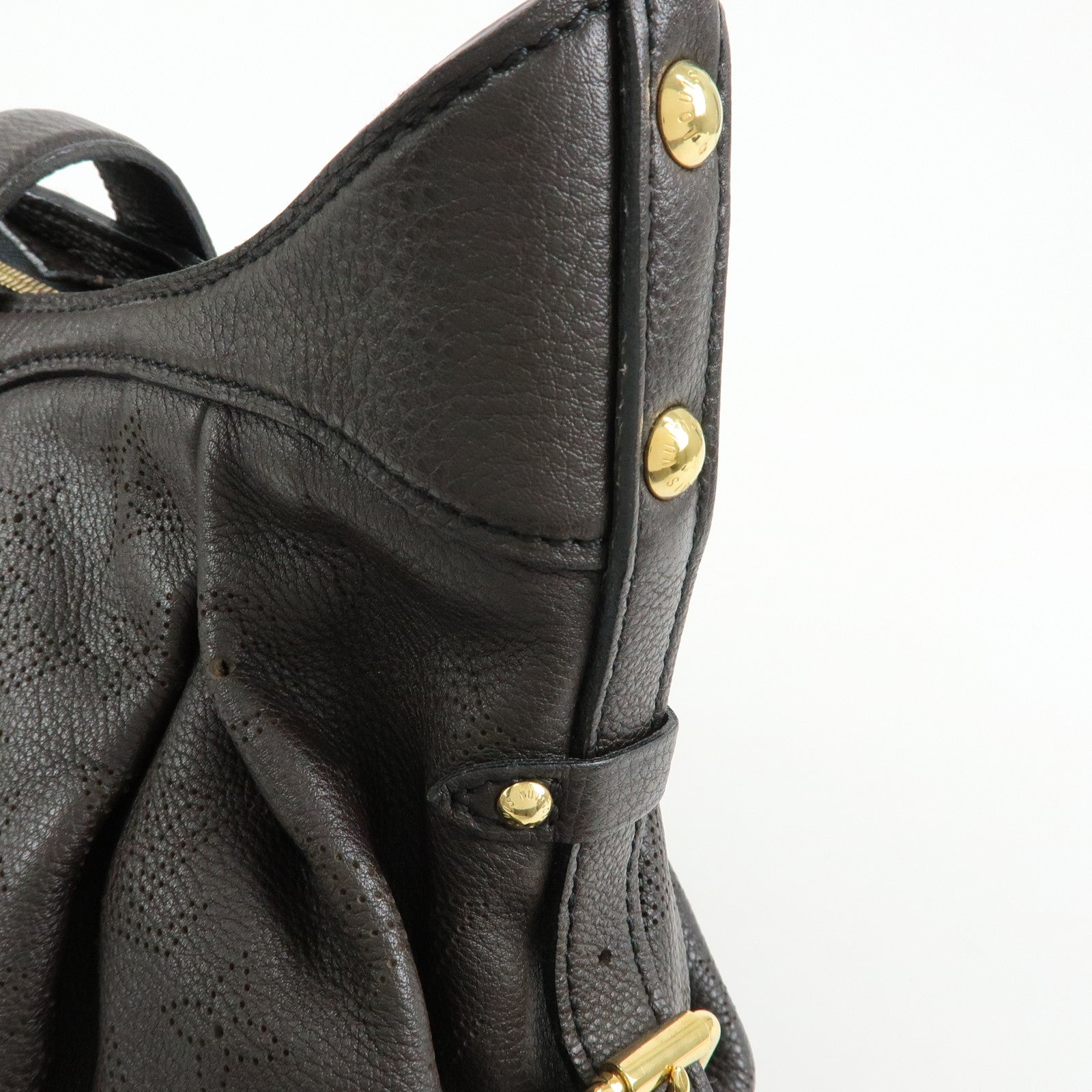 Louis Vuitton Monogram Mahina XS Leather 2Way Bag Chocolat M95972