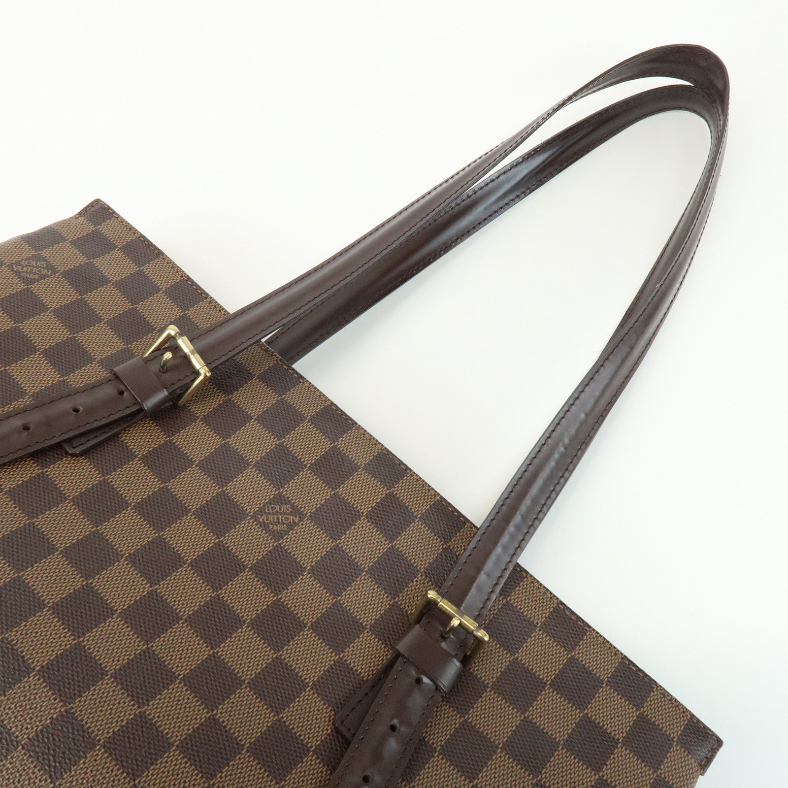Louis Vuitton Damier Ebene Chelsea Canvas Shoulder Bag N51119
