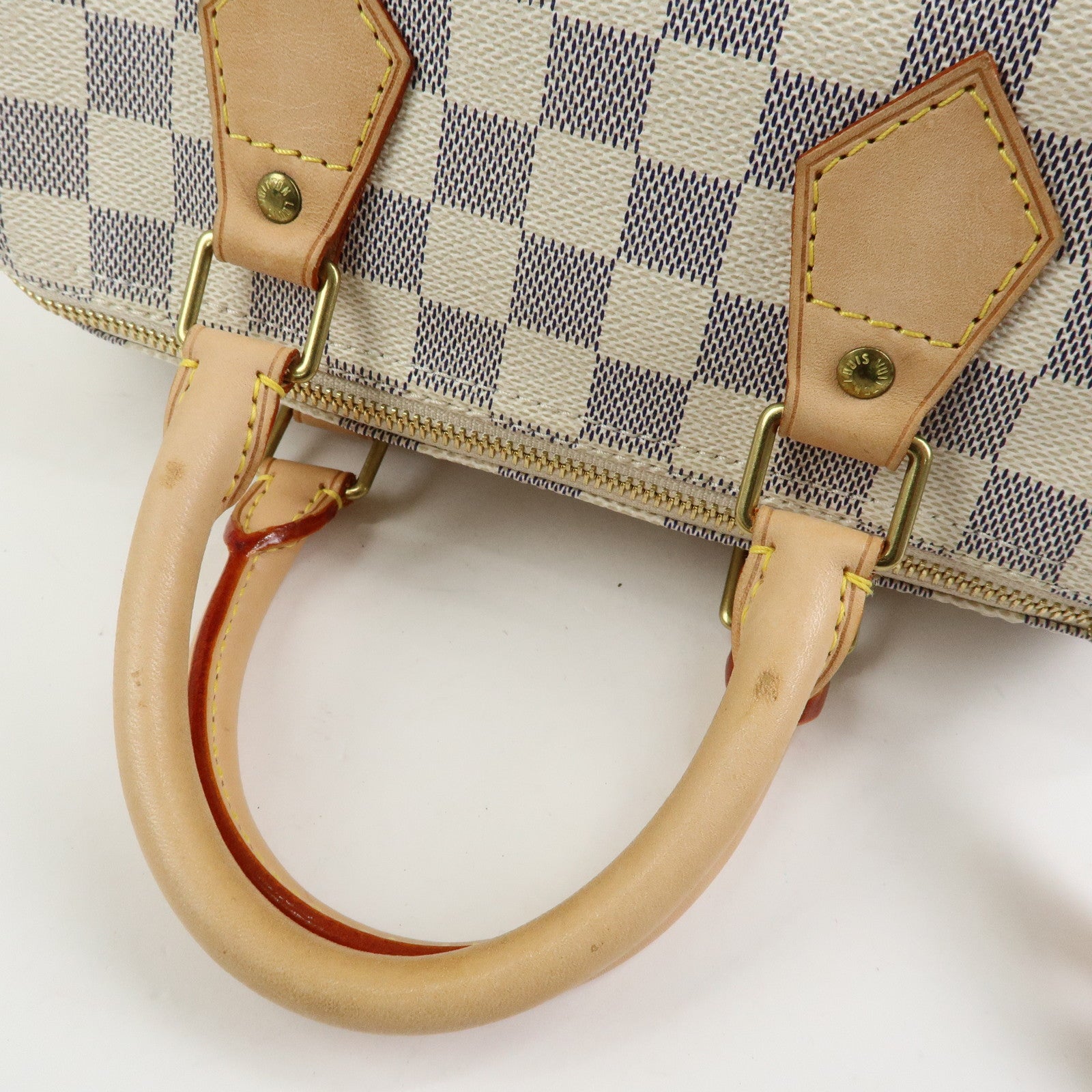Louis Vuitton Damier Azur Speedy 25 Boston Bag Hand Bag N41534