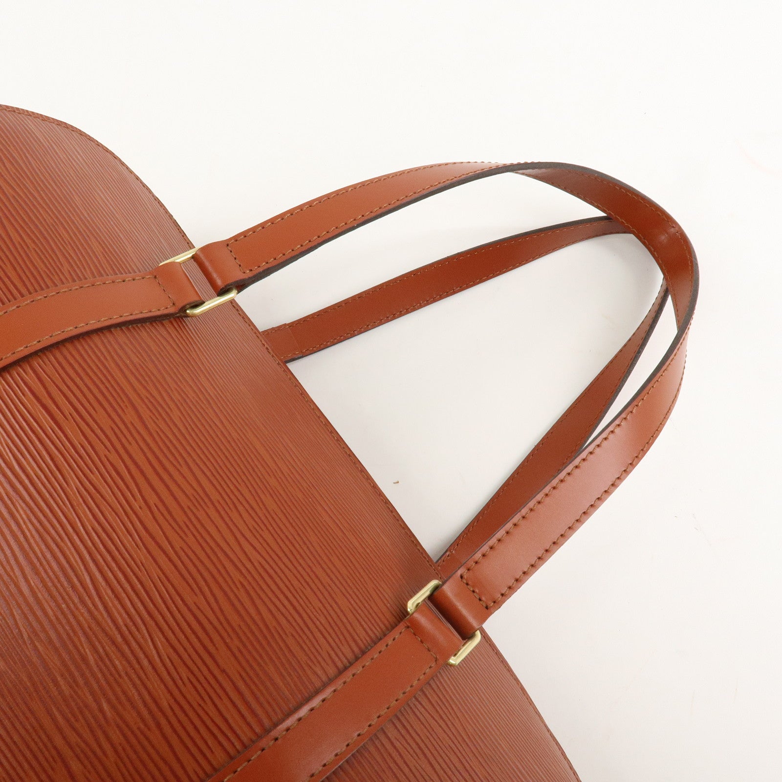 Louis Vuitton Epi Soufflot Shoulder Bag Kenya Brown M52223 Used