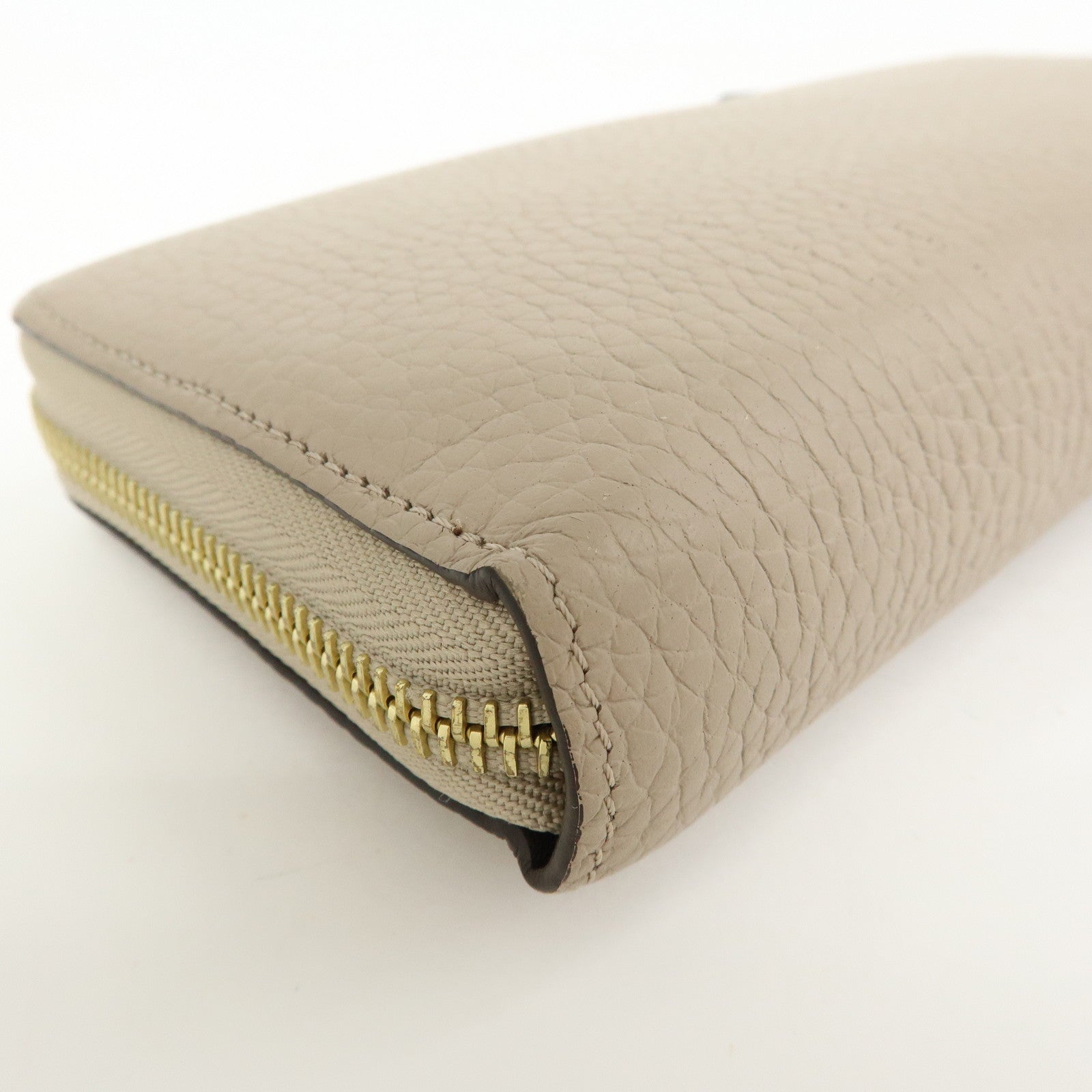 Louis Vuitton Portefeuille Comete Leather Long Wallet Greige M63104