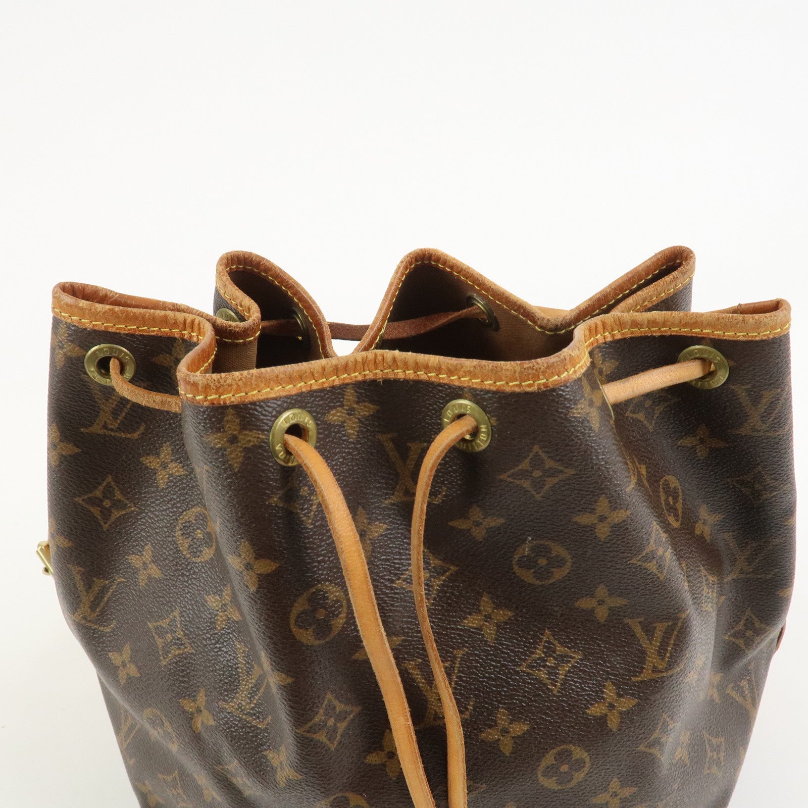 Louis Vuitton Monogram Petit Noe Shoulder Bag Brown M42226