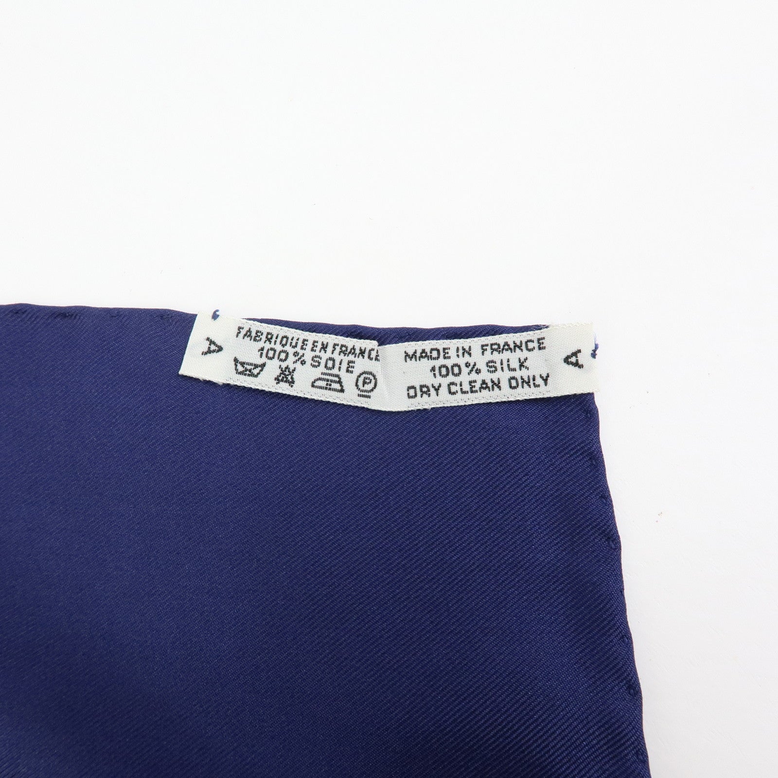 HERMES Carre 90 Silk 100% Scarf LES TAMBOURS Khaki Navy Gold