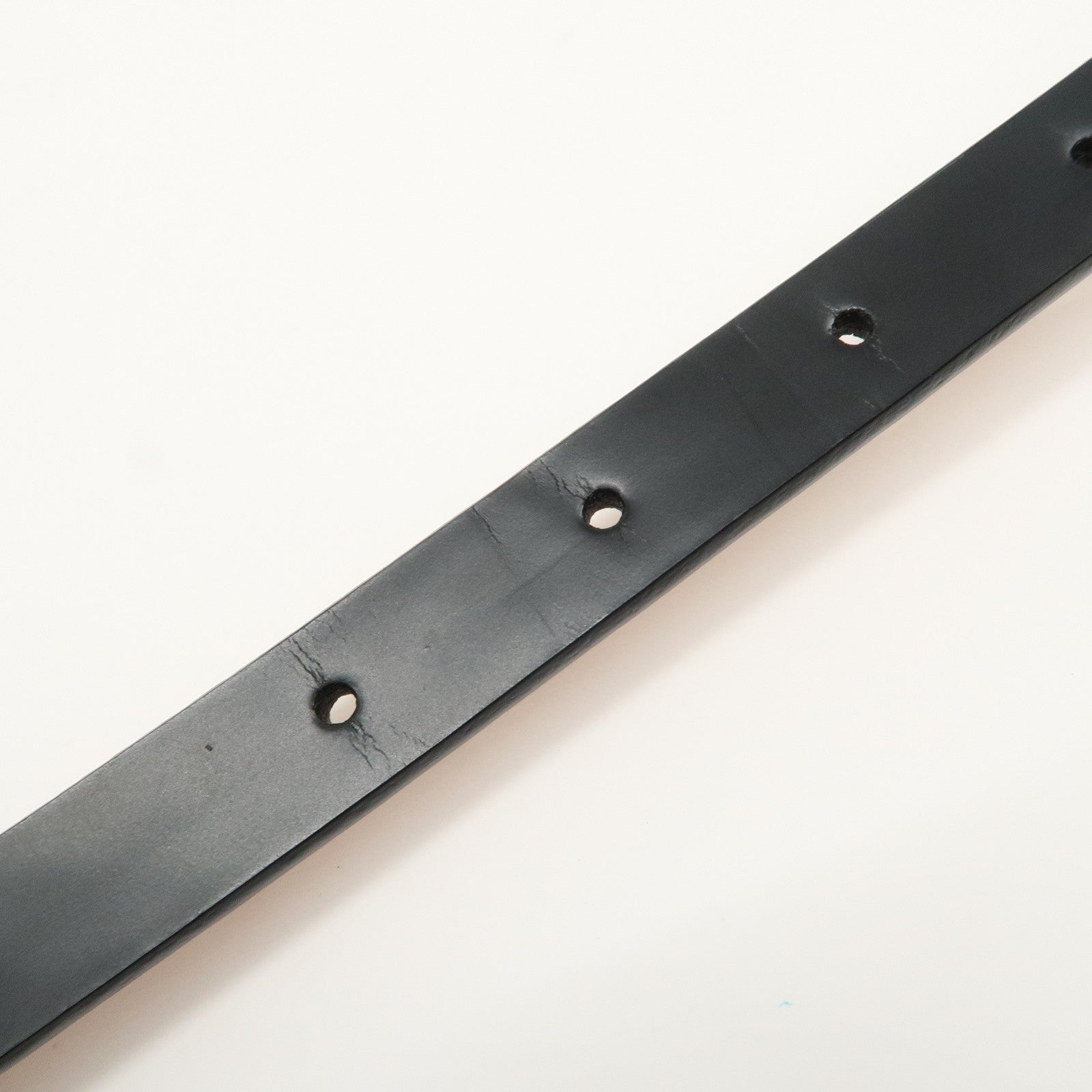 Louis Vuitton Ceinture Carre Leather Belt Black Gold