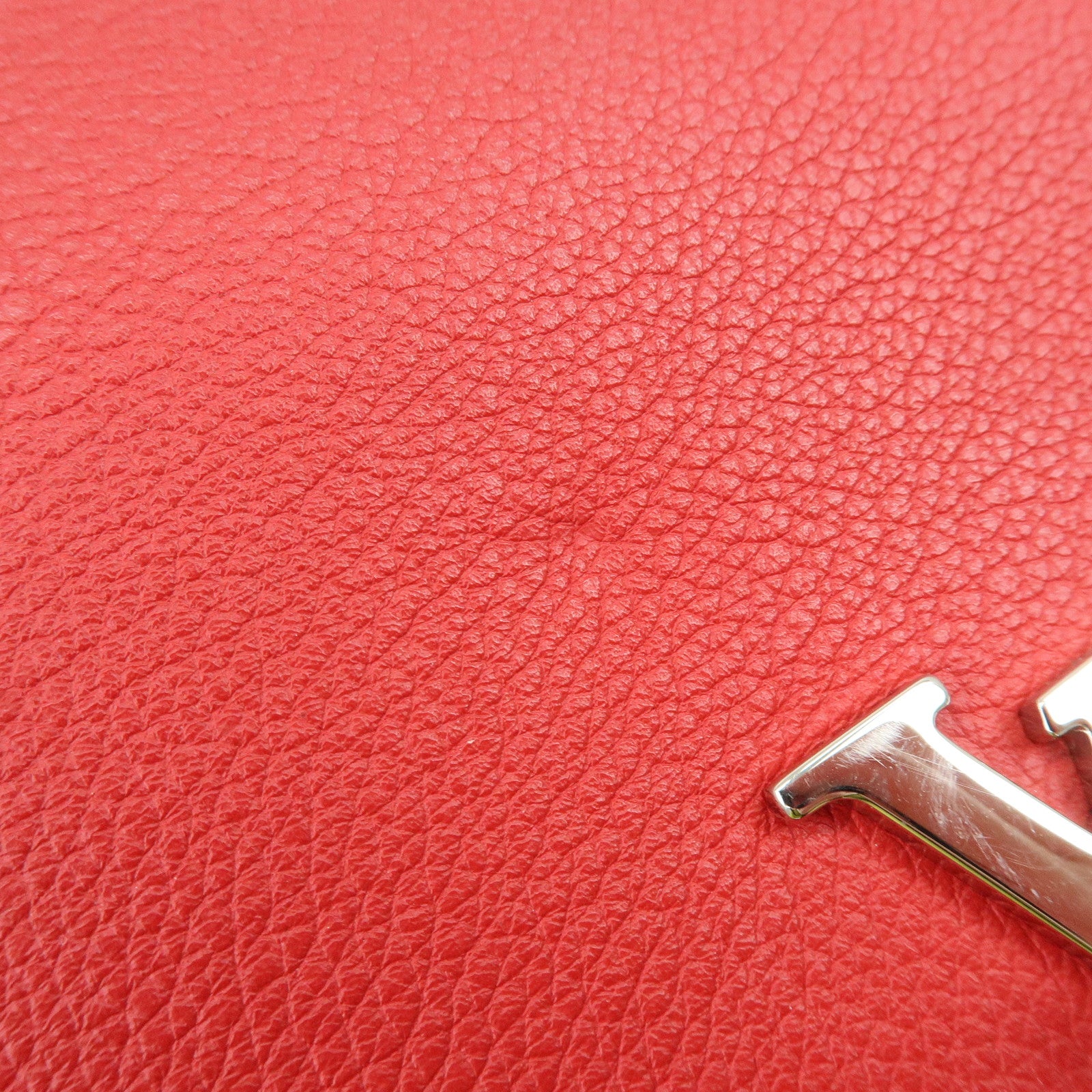 Louis Vuitton Lockme II Leather 2Way Shoulder Hand Bag Red M50363