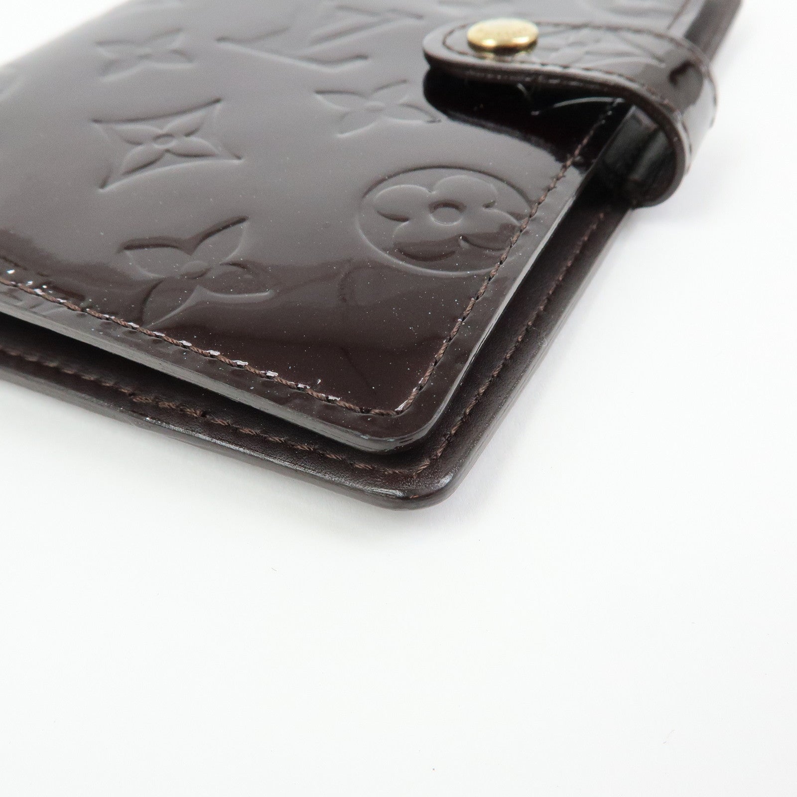 Louis Vuitton Monogram Vernis Leather Agenda PM Amarante R21026