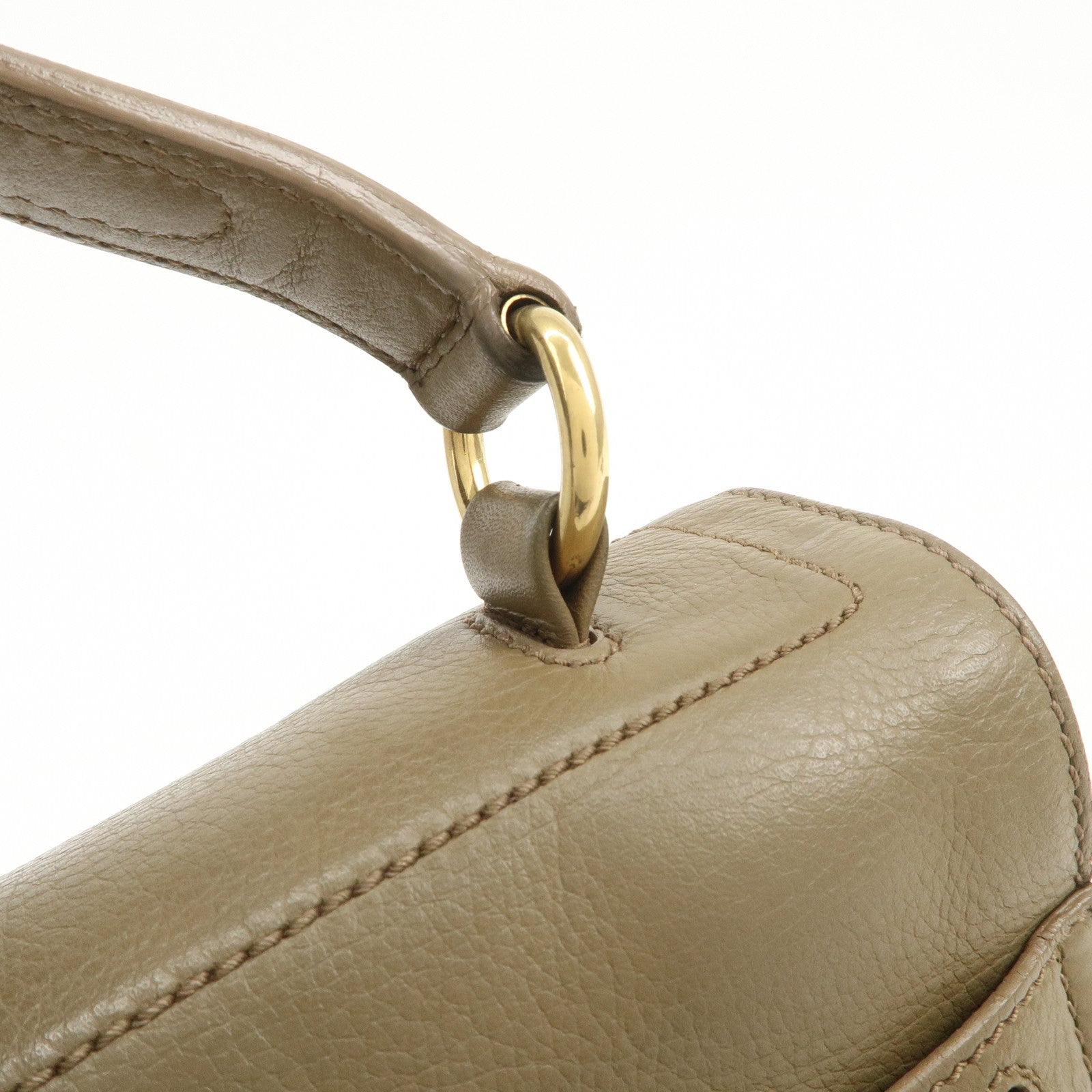 SAINT LAURENT PARIS Leather Muse Two 2Way Bag Hand Bag 368229
