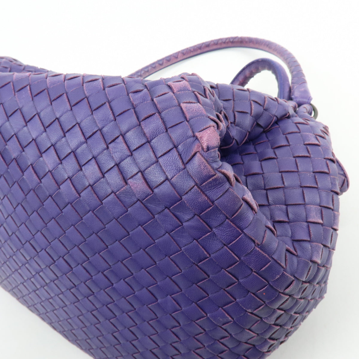 BOTTEGA VENETA Intrecciato Nappa Leather Tote Bag Purple 222322
