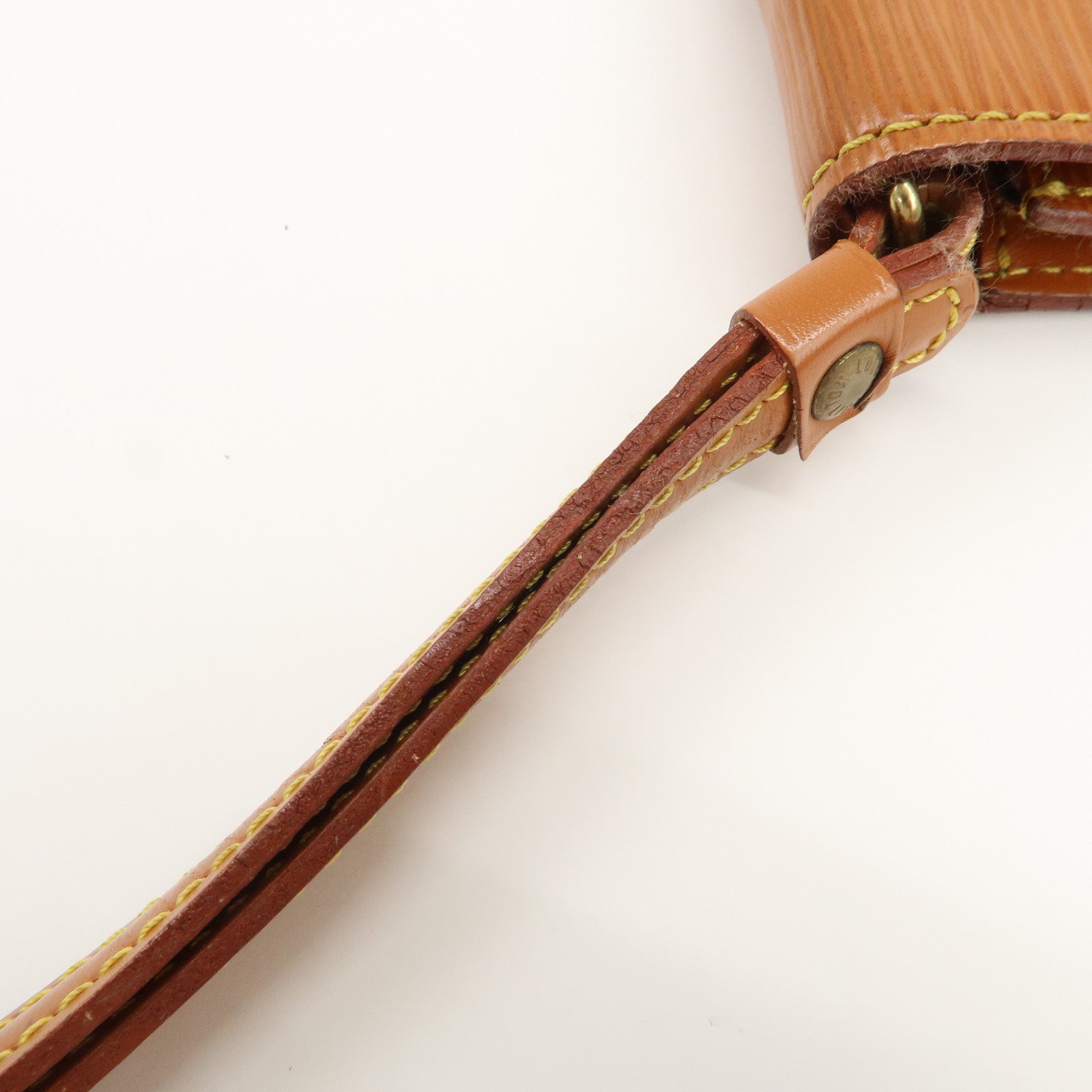 Louis Vuitton Epi Sellier Dragonne Clutch Bag Kenya Brown M52618