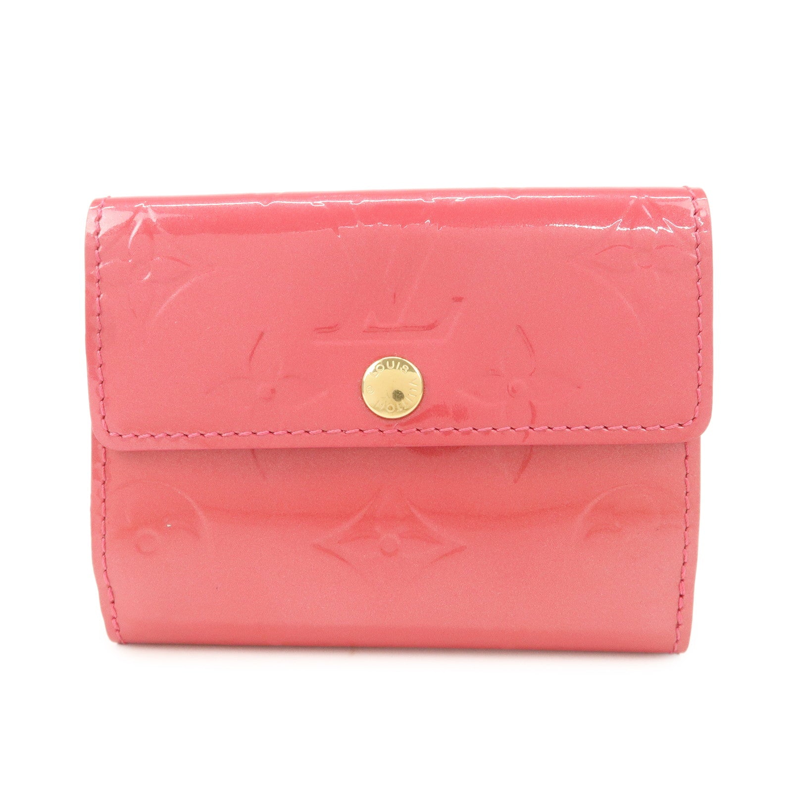 Louis Vuitton Monogram Vernis Ludlow Bi-fold Compact Wallet M9143F