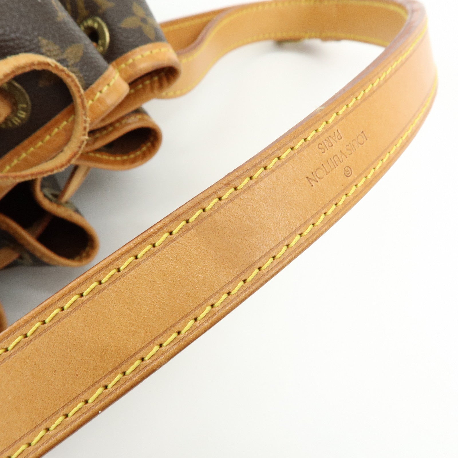 Louis Vuitton Monogram Petit Noe Shoulder Bag Brown M42226