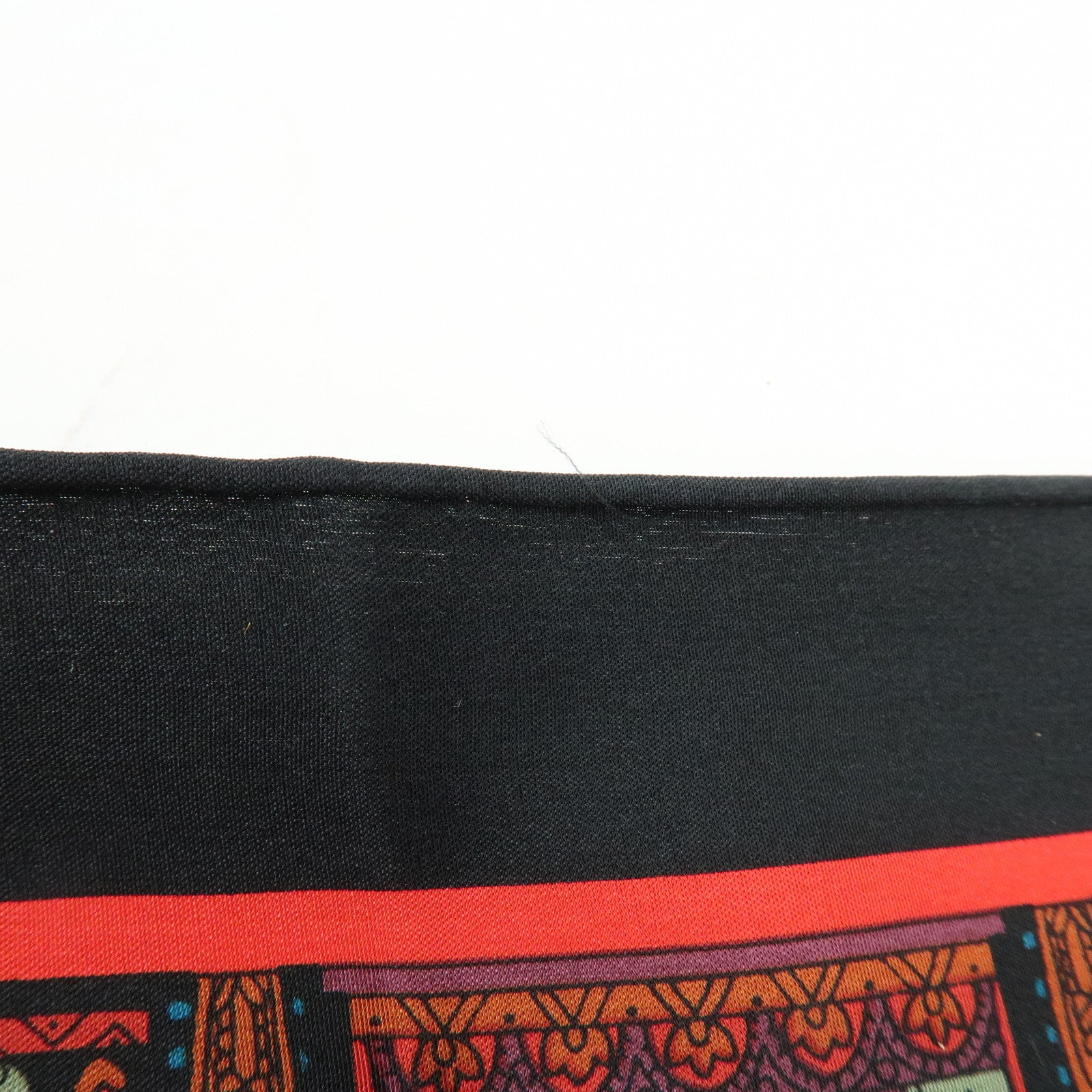 Christian Dior Set of 2 Silk 100% Scarf Black Red