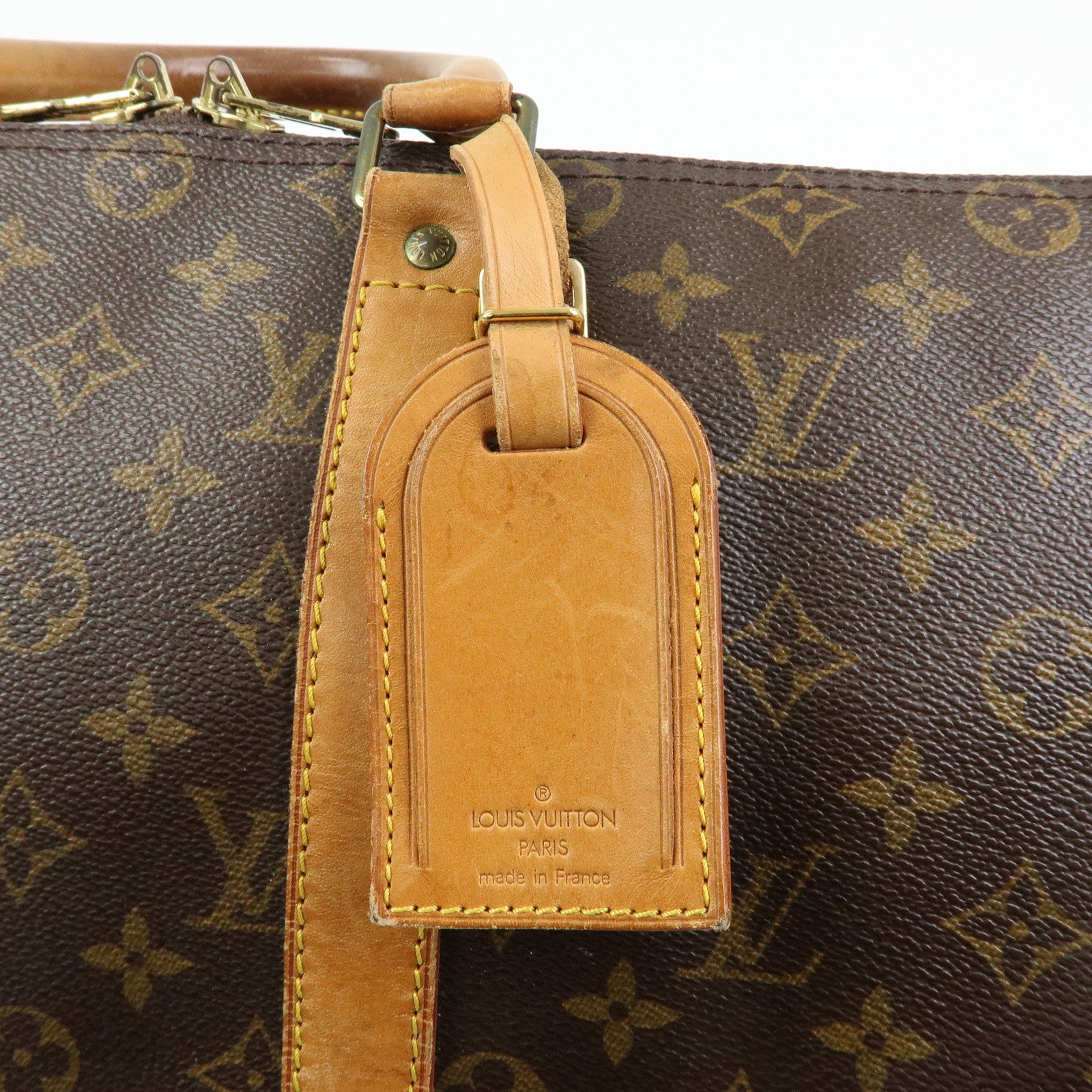 Louis Vuitton Monogram Keep All 45 Boston Bag Brown M41428