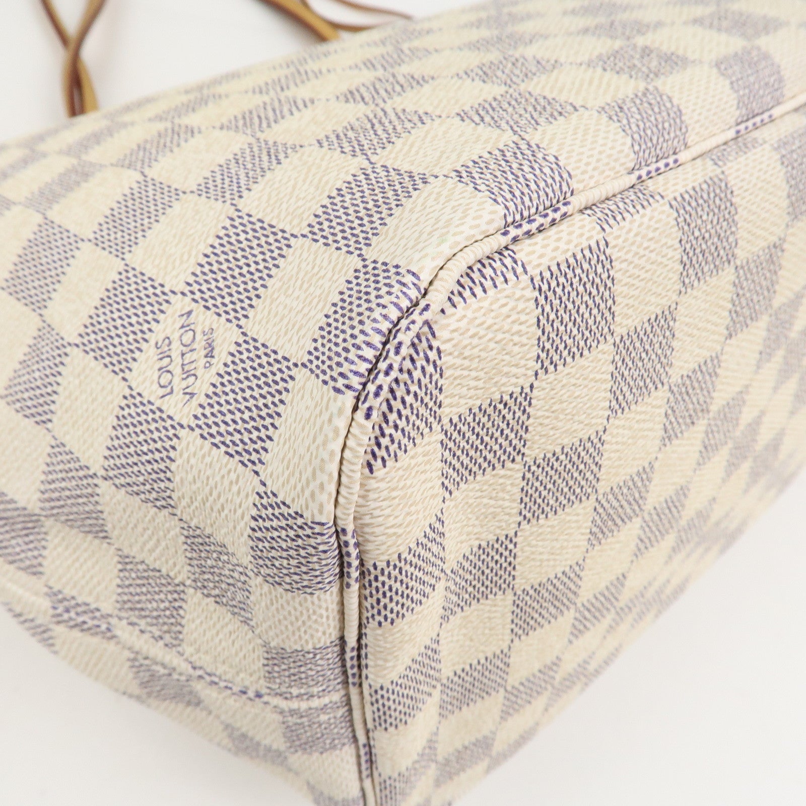 Louis Vuitton Damier Azur Neverfull MM Tote Bag N41361