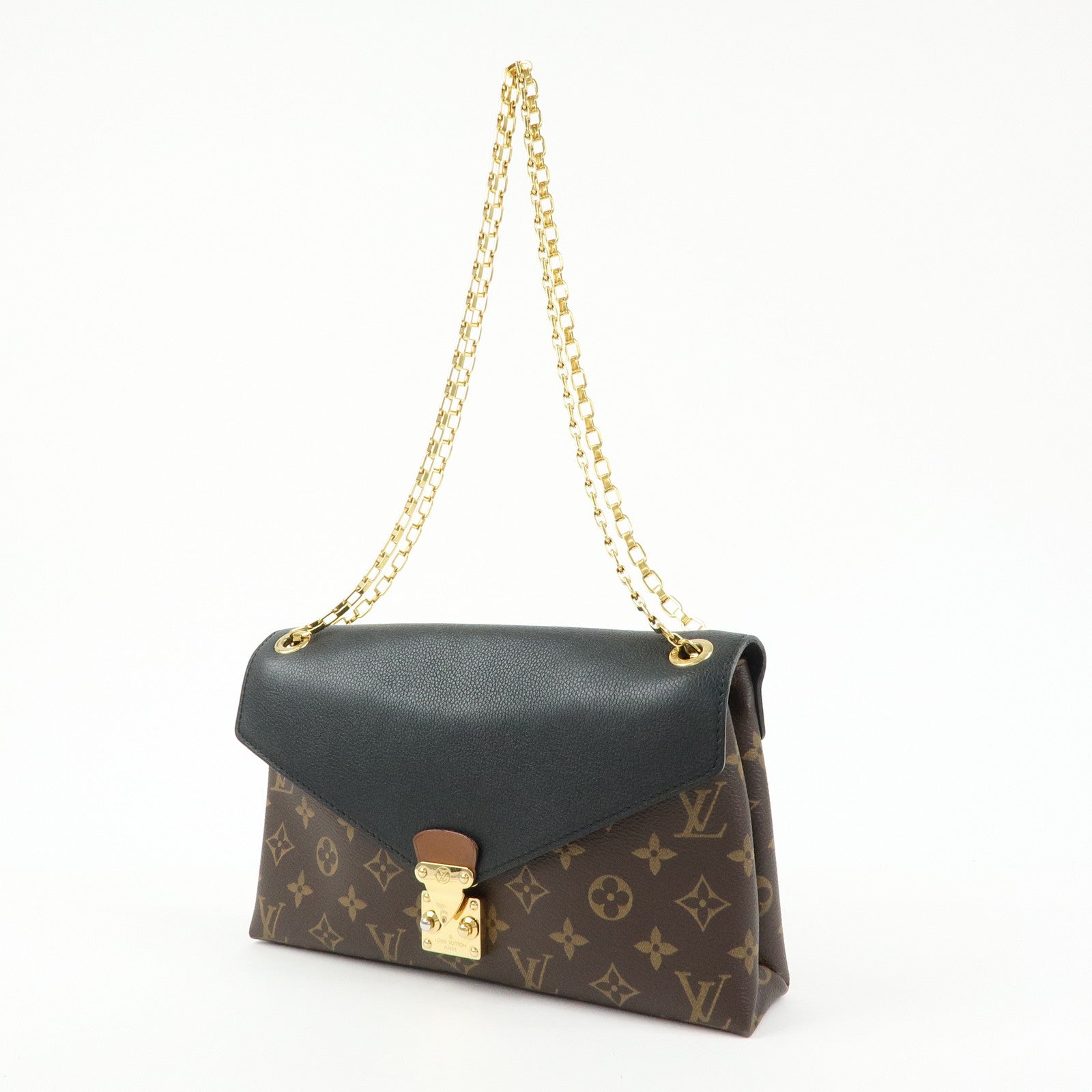 Louis Vuitton Monogram Pallas Chain Shoulder Bag M41223