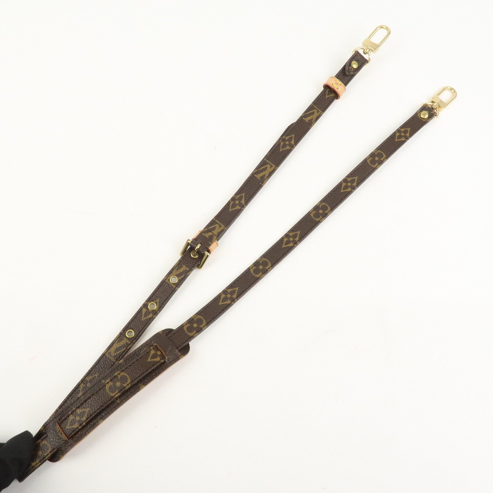 Louis Vuitton Monogram Leather Shoulder Strap 100cm 1.6cm Brown