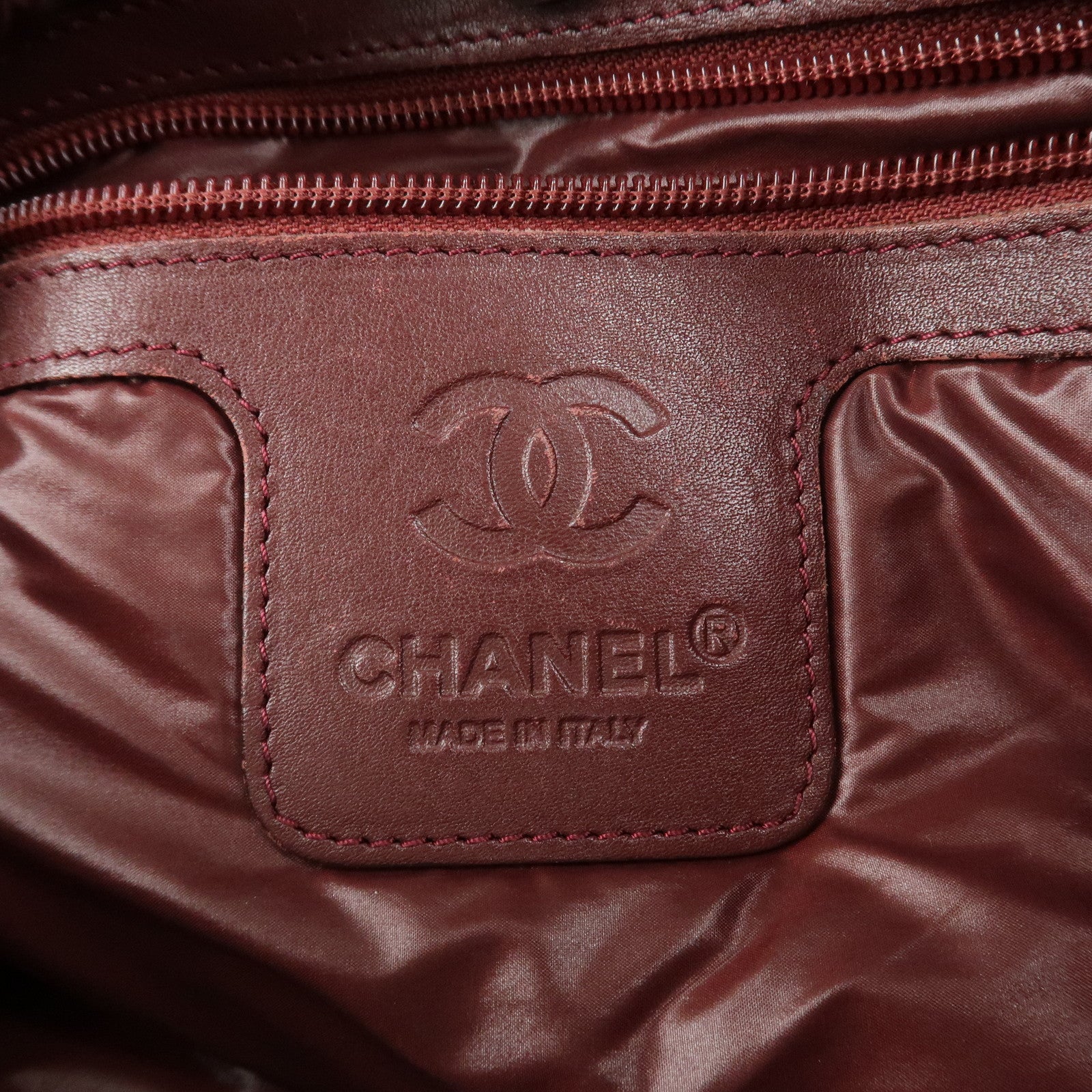 CHANEL COCO Cocoon PM Nylon Calf Leather Tote Bag Black A48610