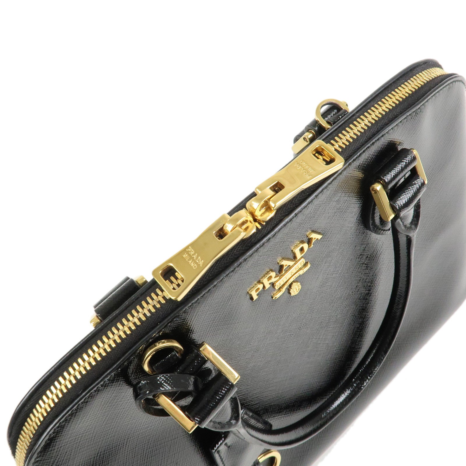 PRADA Promenade Small 2Way Bag Hand Bag Black BL0838