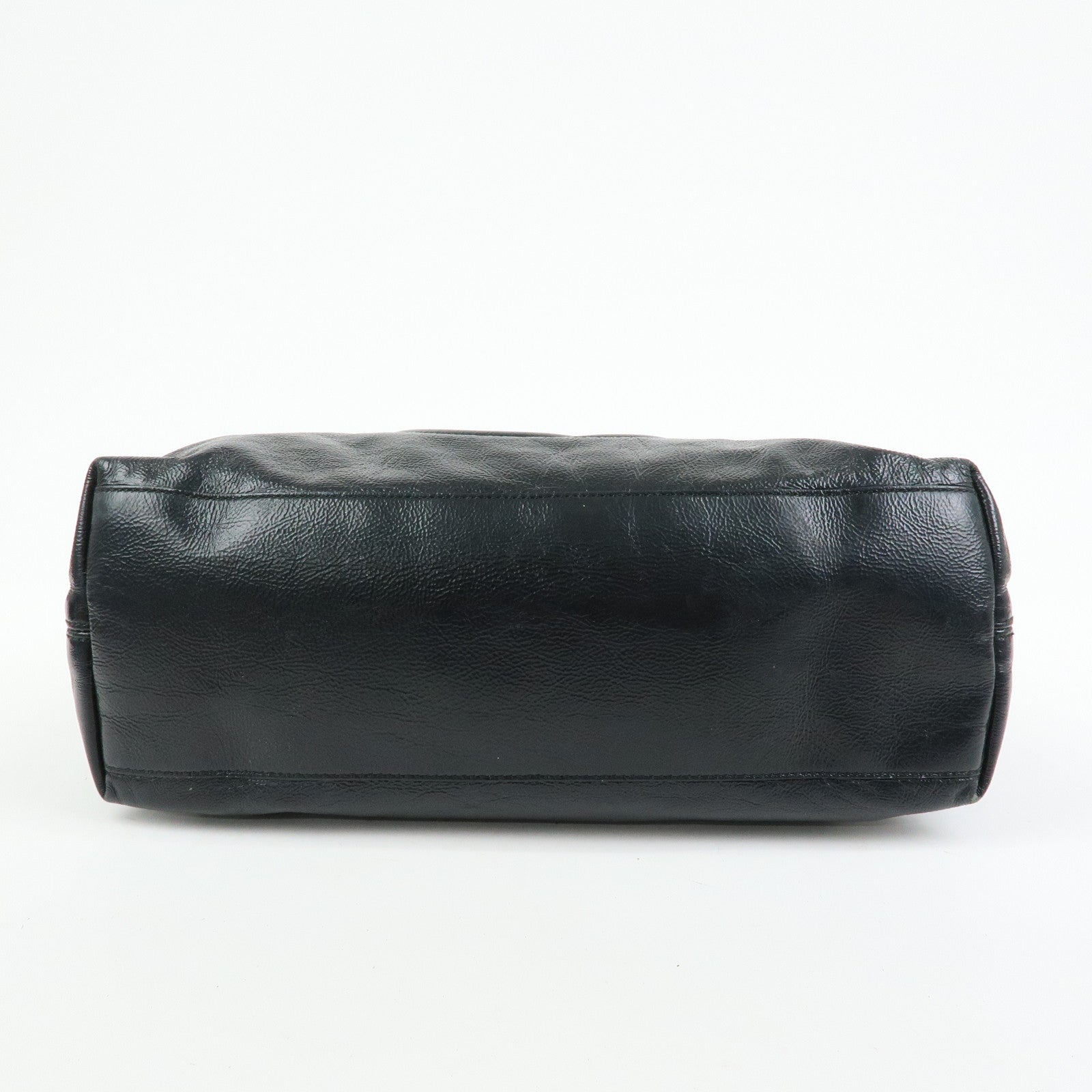 GUCCI SOHO Interlocking G Patent Leather Chain Shoulder Bag 308982