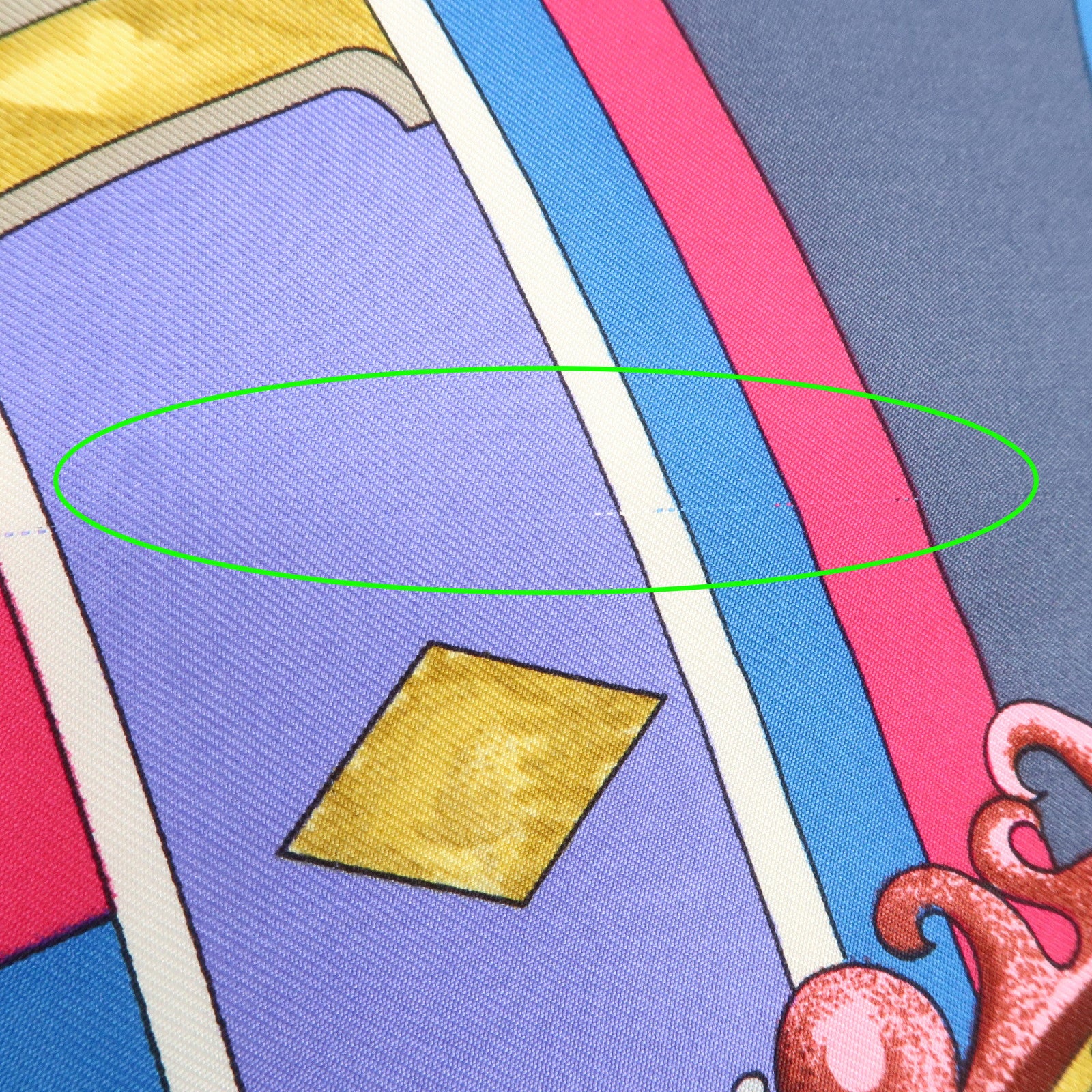 HERMES Carre90 Silk100% Parmi les fleurs je compte les heures Scarf