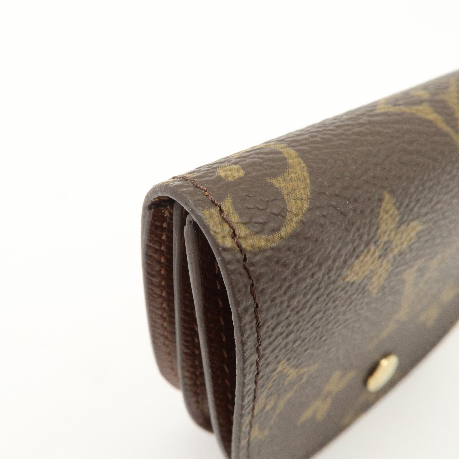 Louis Vuitton Monogram Porte Monnaie Gousset Coin Case M61970