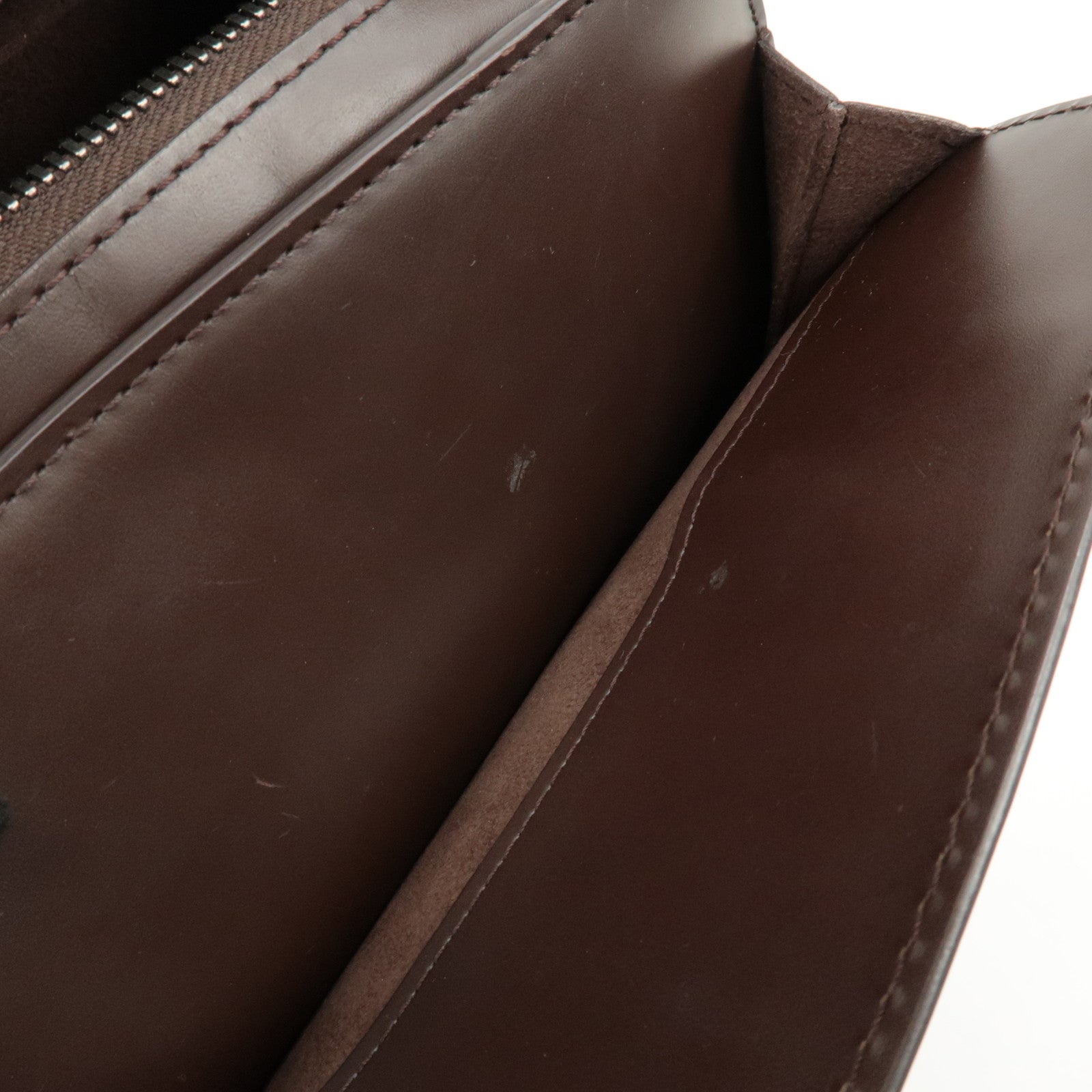 Louis Vuitton Epi Leather Pont Neuf Hand Bag Mocha Brown M5205D Used