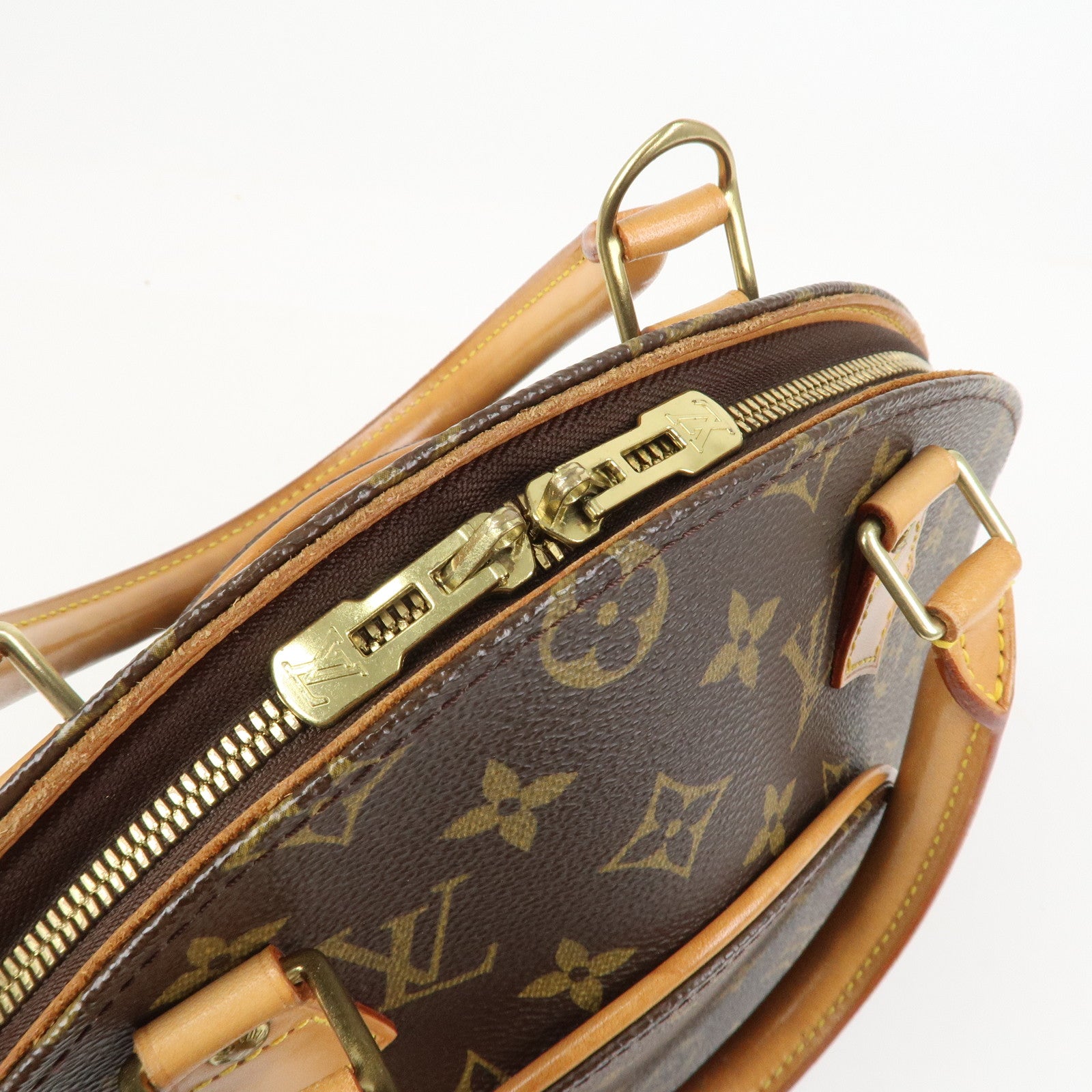 Louis Vuitton Monogram Ellipse PM Hand Bag Brown M51127
