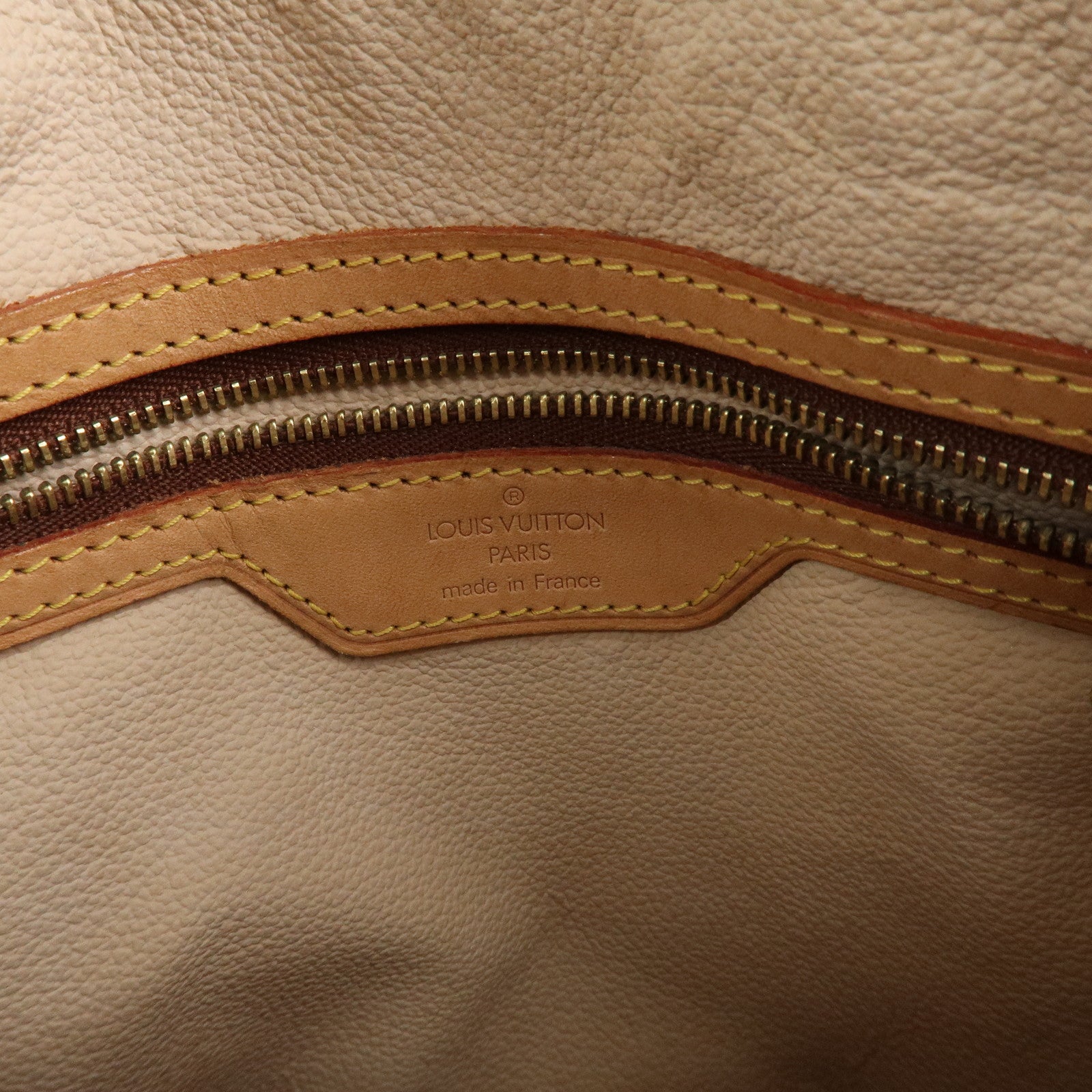 Louis Vuitton Monogram Canvas Bucket PM Hand Bag Brown M42238