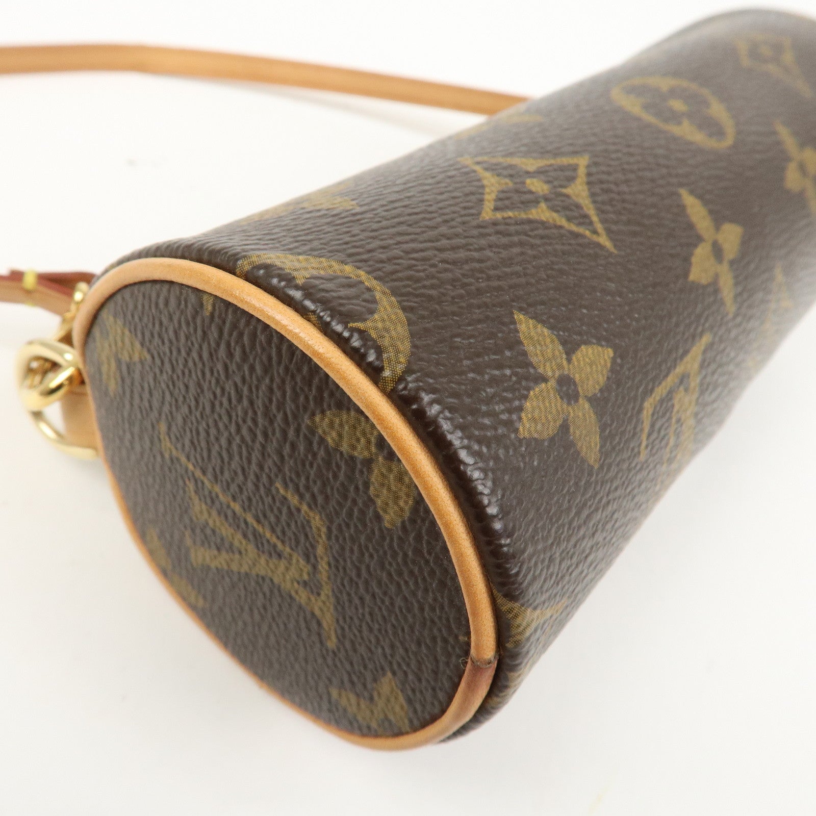 Louis Vuitton Monogram Mini Pouch for Papillon Bag Brown