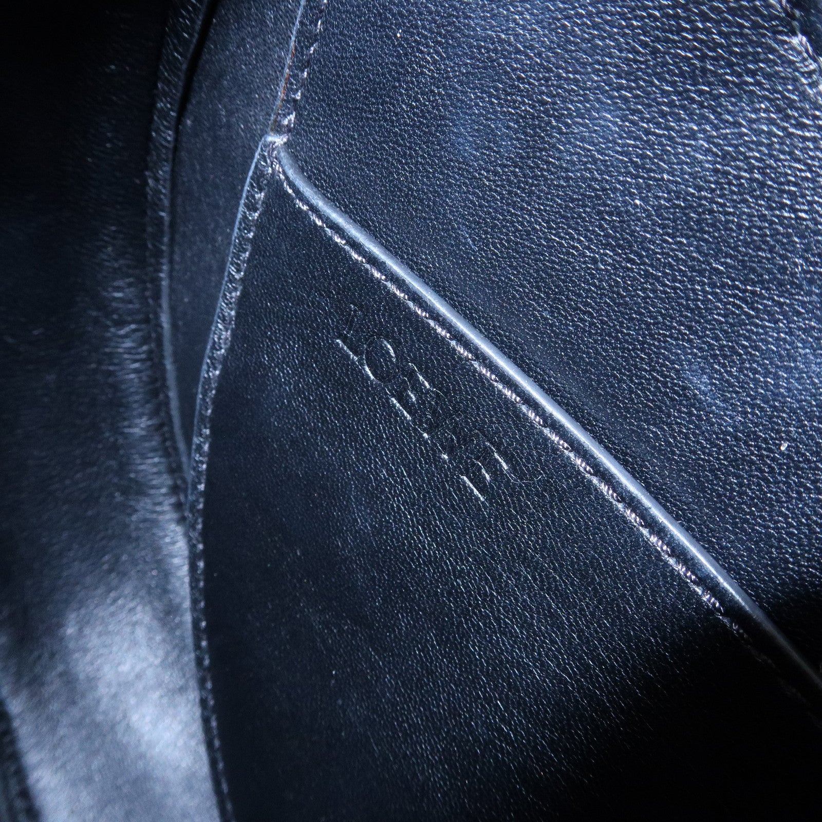 LOEWE Joyce Calf Leather Shoulder Bag Crossbody Bag Blue