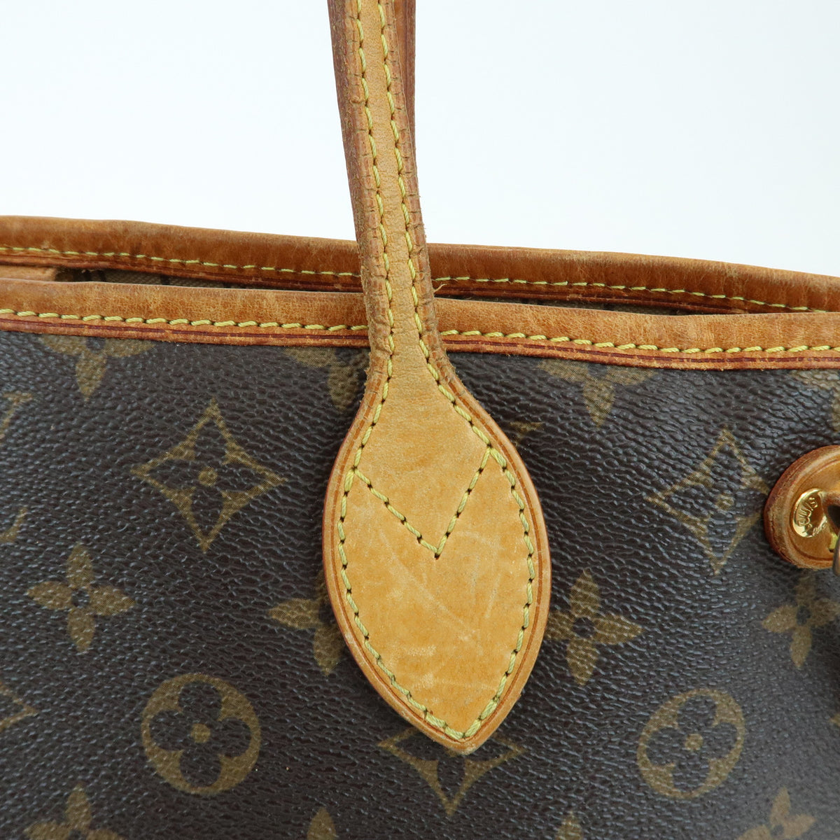 Louis Vuitton Monogram Neverfull PM Tote Bag Hand Bag M40155