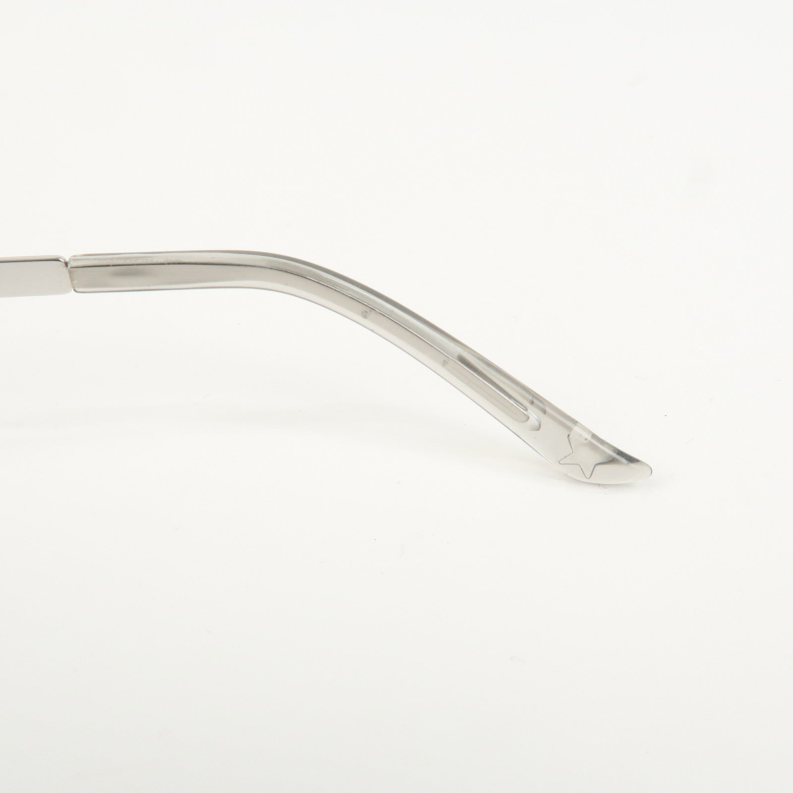 Christian Dior Clear Metal Sunglasses Gray Gradation 65□15 YB7NN Used