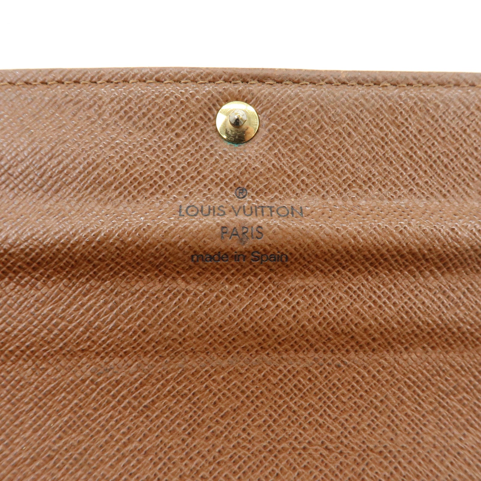 Louis Vuitton Monogram Portefeuille Sarah Long Wallet Brown M61734
