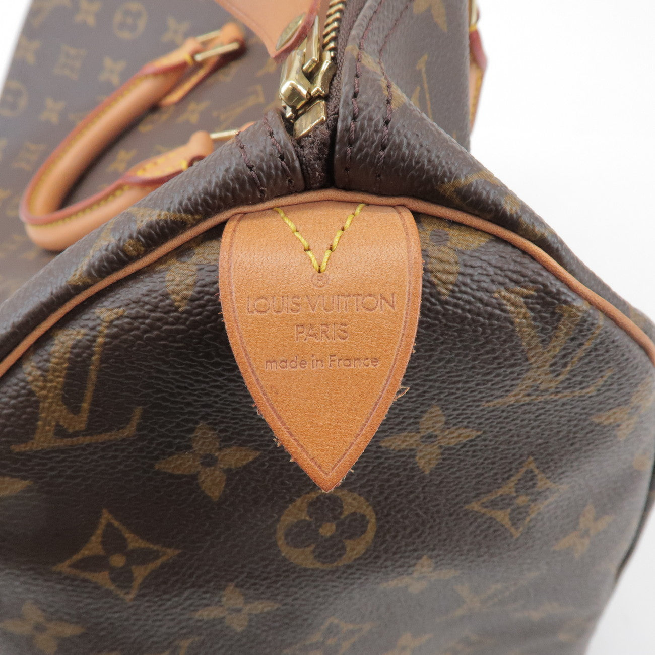 Louis Vuitton Monogram Speedy 40 Hand Bag Boston Bag Brown M41522