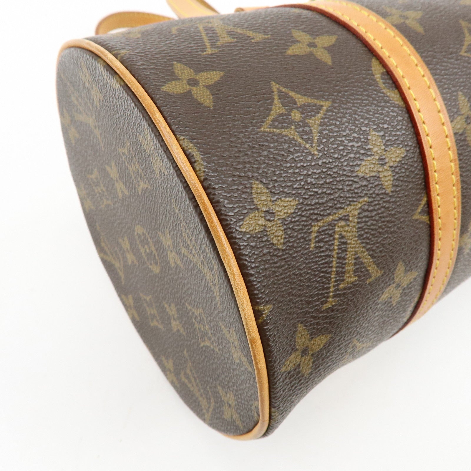 Louis Vuitton Monogram Papillon 30 Hand Bag Brown M51385