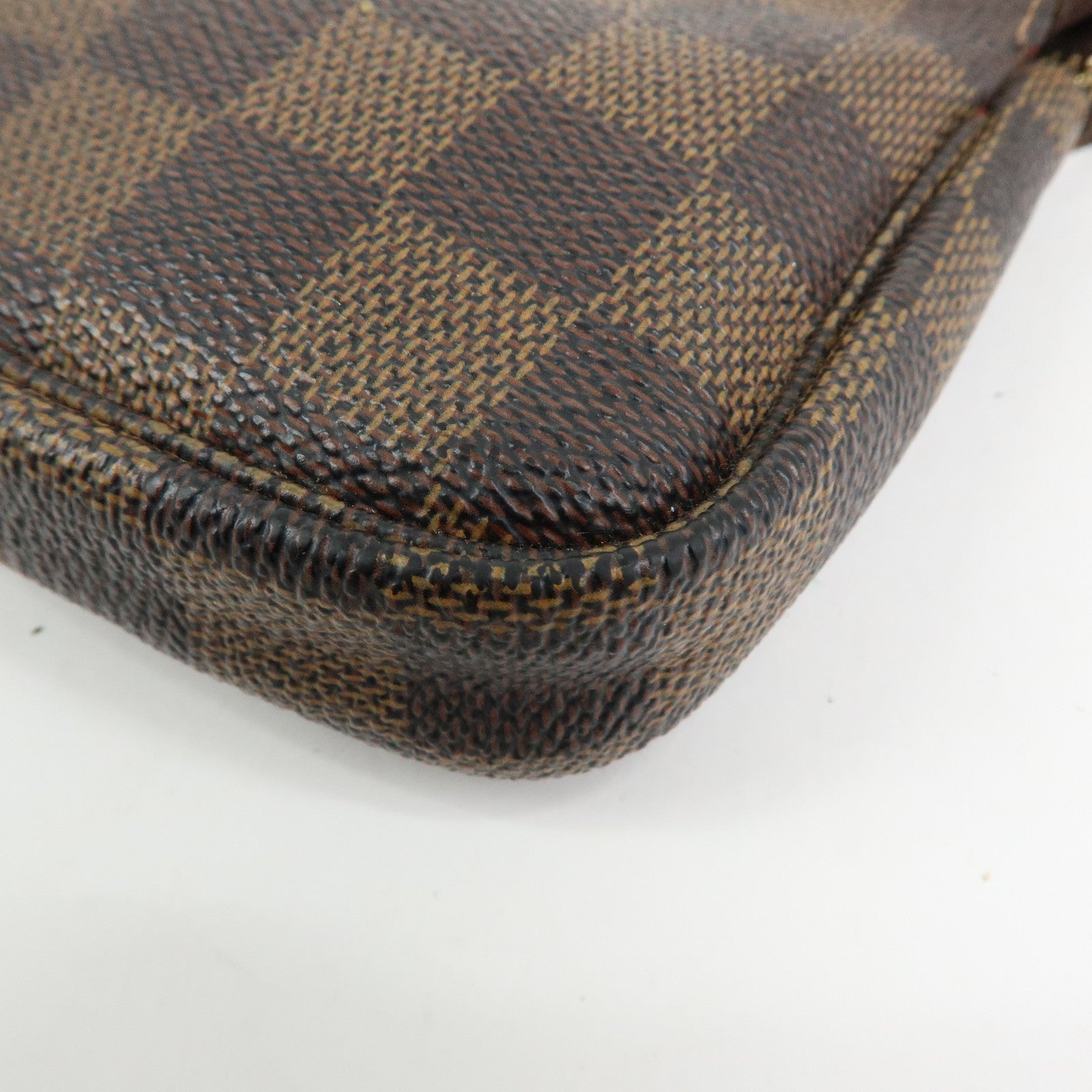 Louis Vuitton Damier Mini Pochette Accessoires Pouch Ebene N58009