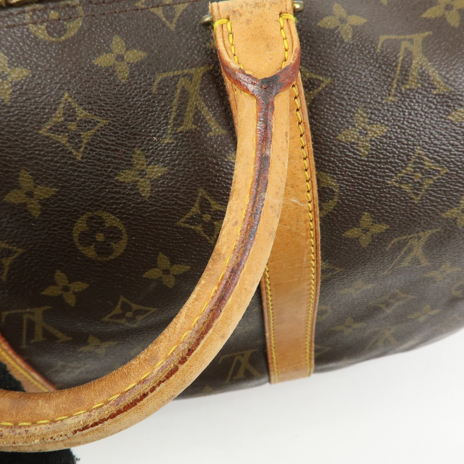 Louis Vuitton Monogram Keep All Bandouliere 50 Boston Bag M41416