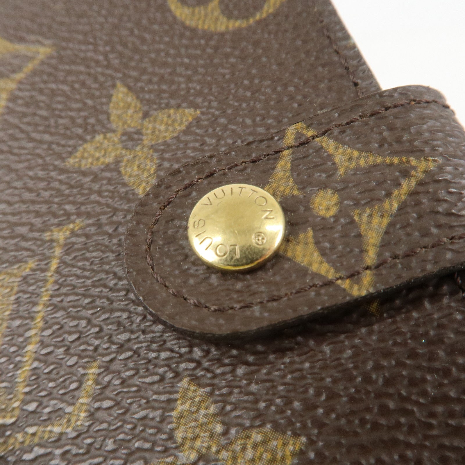 Louis Vuitton Monogram Agenda PM Planner Cover Brown SP0052 Used