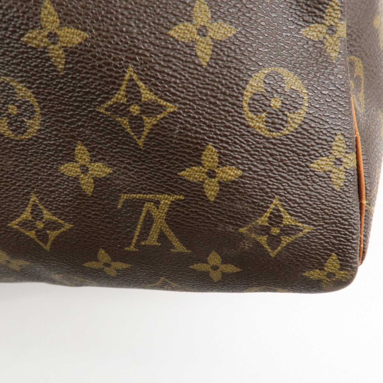 Louis Vuitton Monogram Keep All 60 Boston Bag Brown M41422 Used