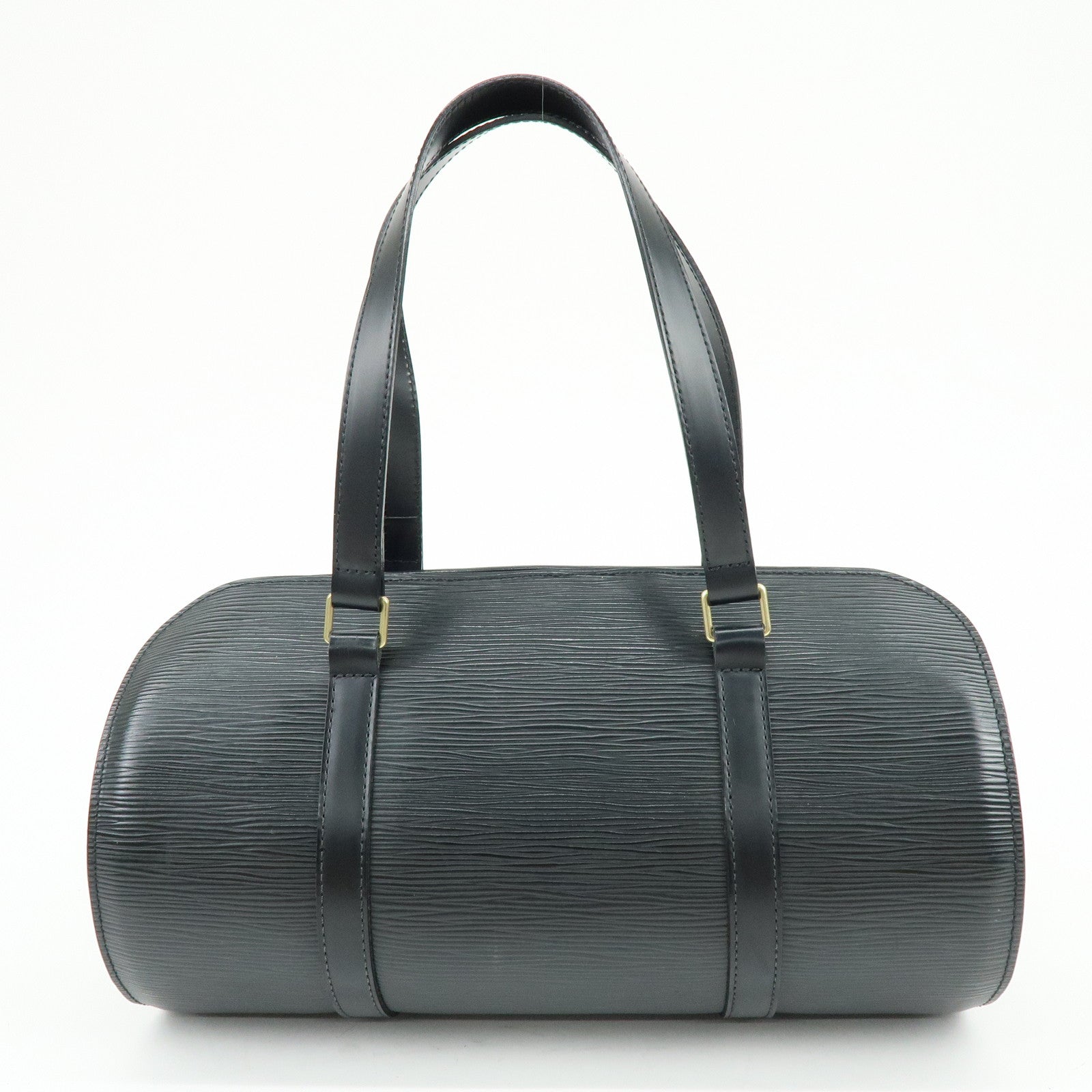 Louis Vuitton Epi Soufflot Shoulder Bag & Pouch Noir M52222