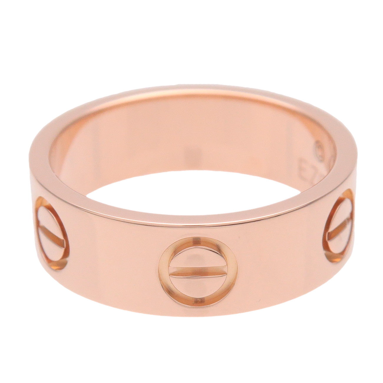 Cartier Love Ring K18 750PG Rose Gold #48 US4.5 EU48 HK9.5
